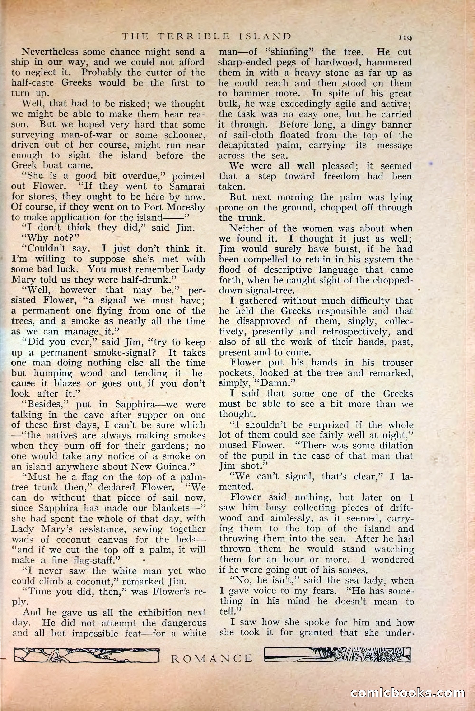 Romance, October 1920 — page 125 of 200