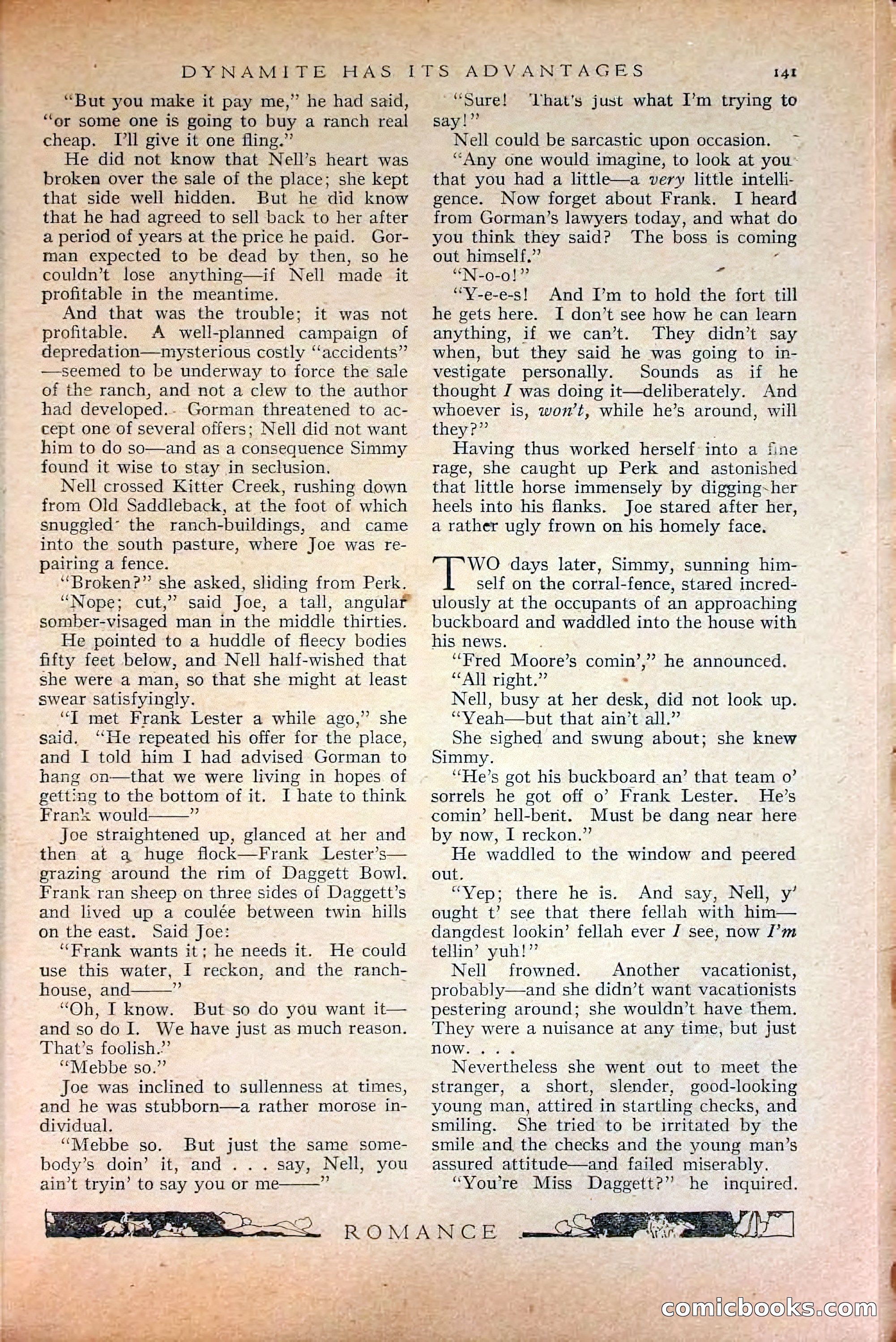 Romance, October 1920 — page 147 of 200
