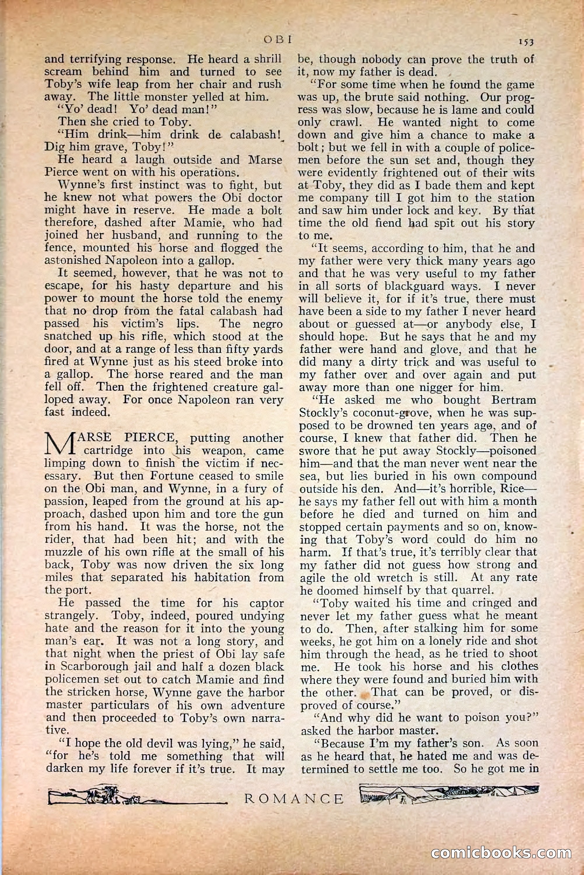 Romance, October 1920 — page 159 of 200
