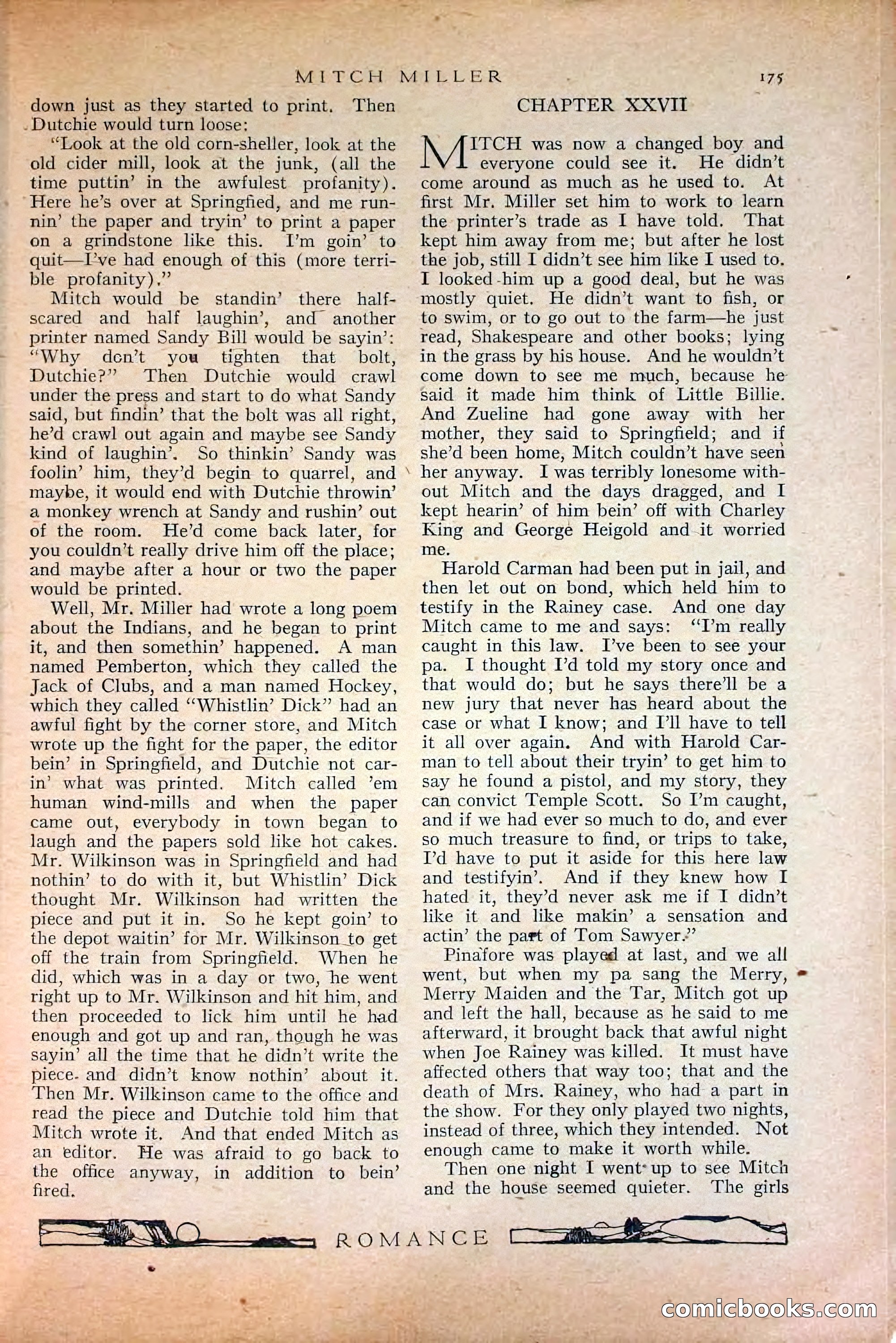 Romance, October 1920 — page 181 of 200