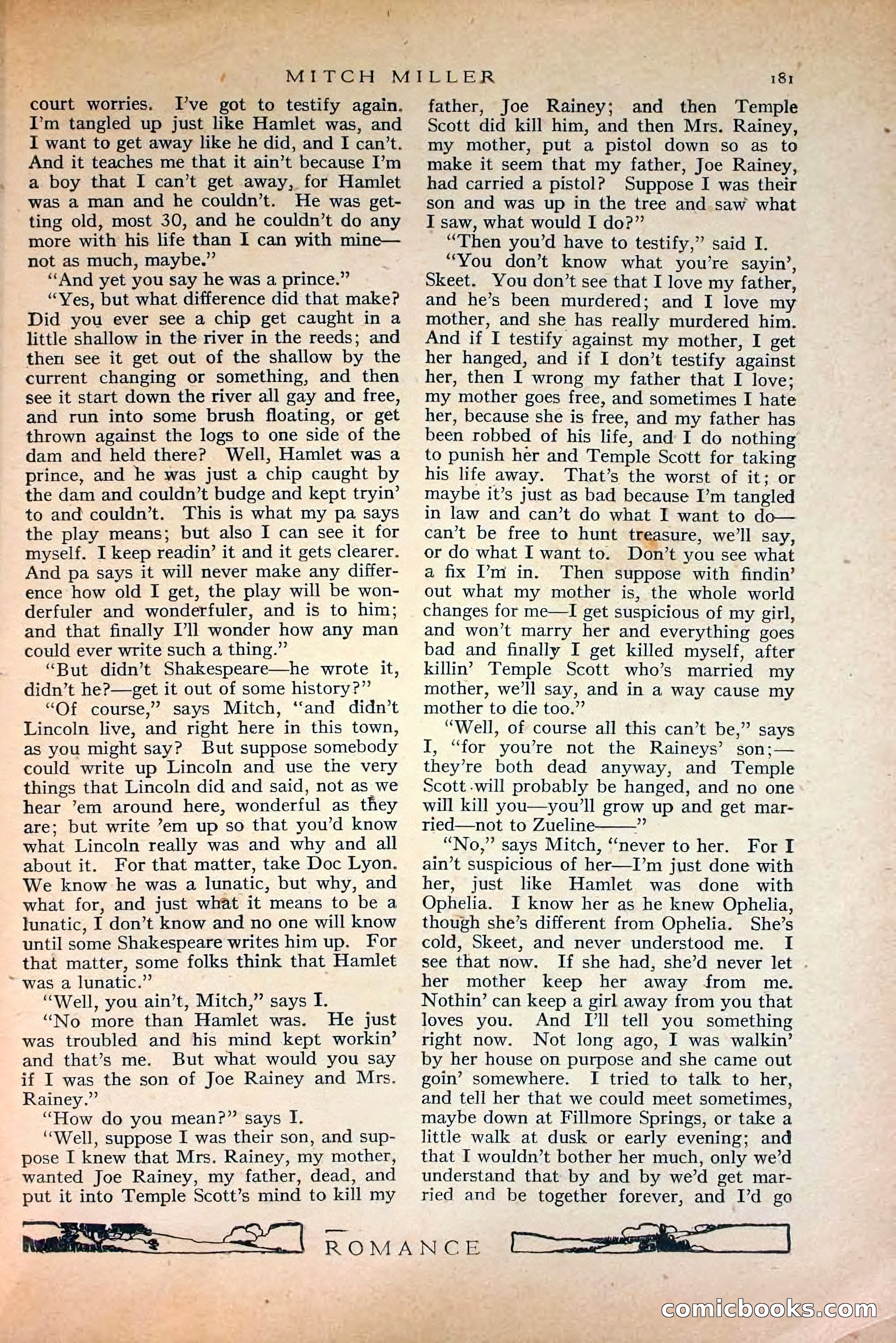 Romance, October 1920 — page 187 of 200