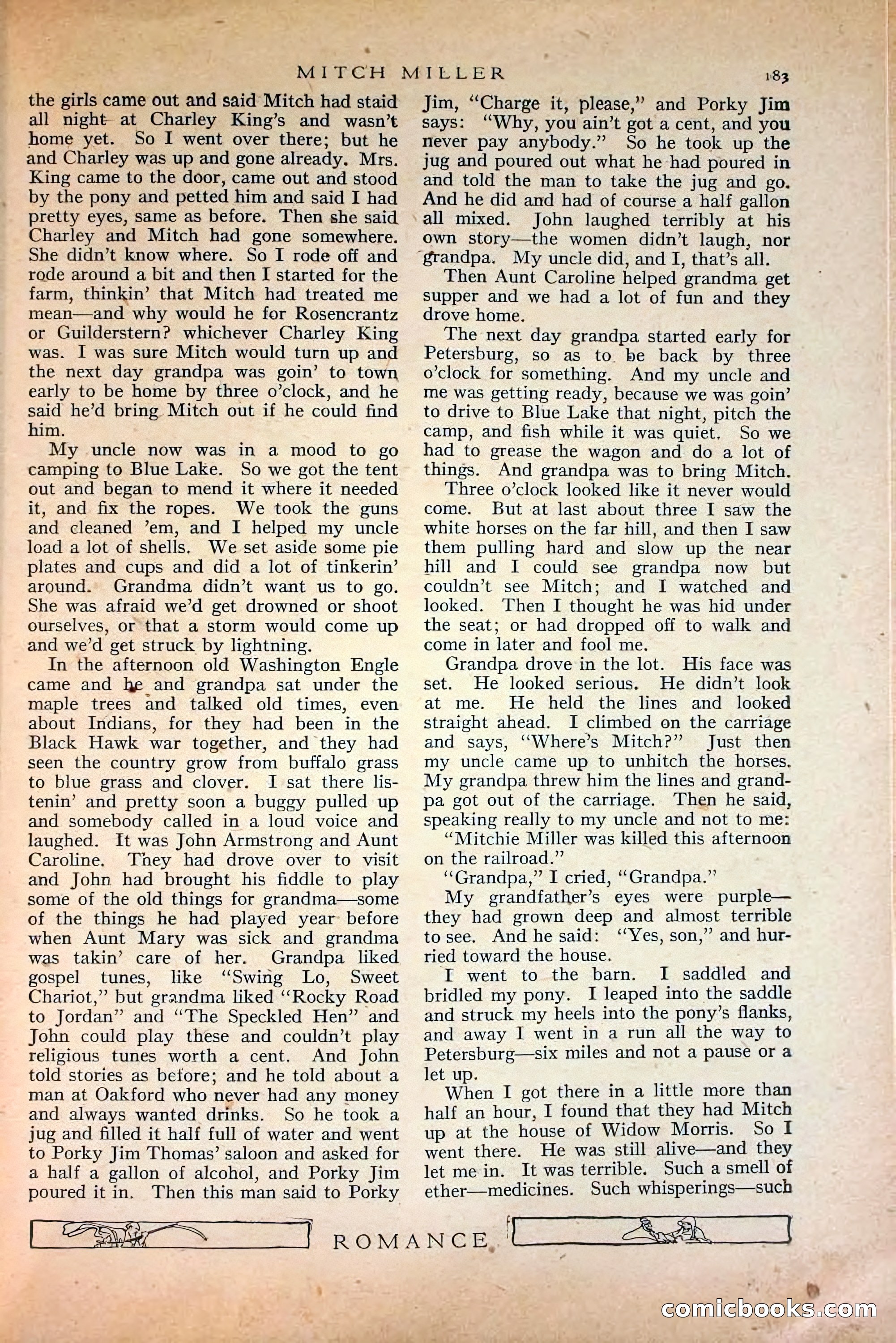 Romance, October 1920 — page 189 of 200