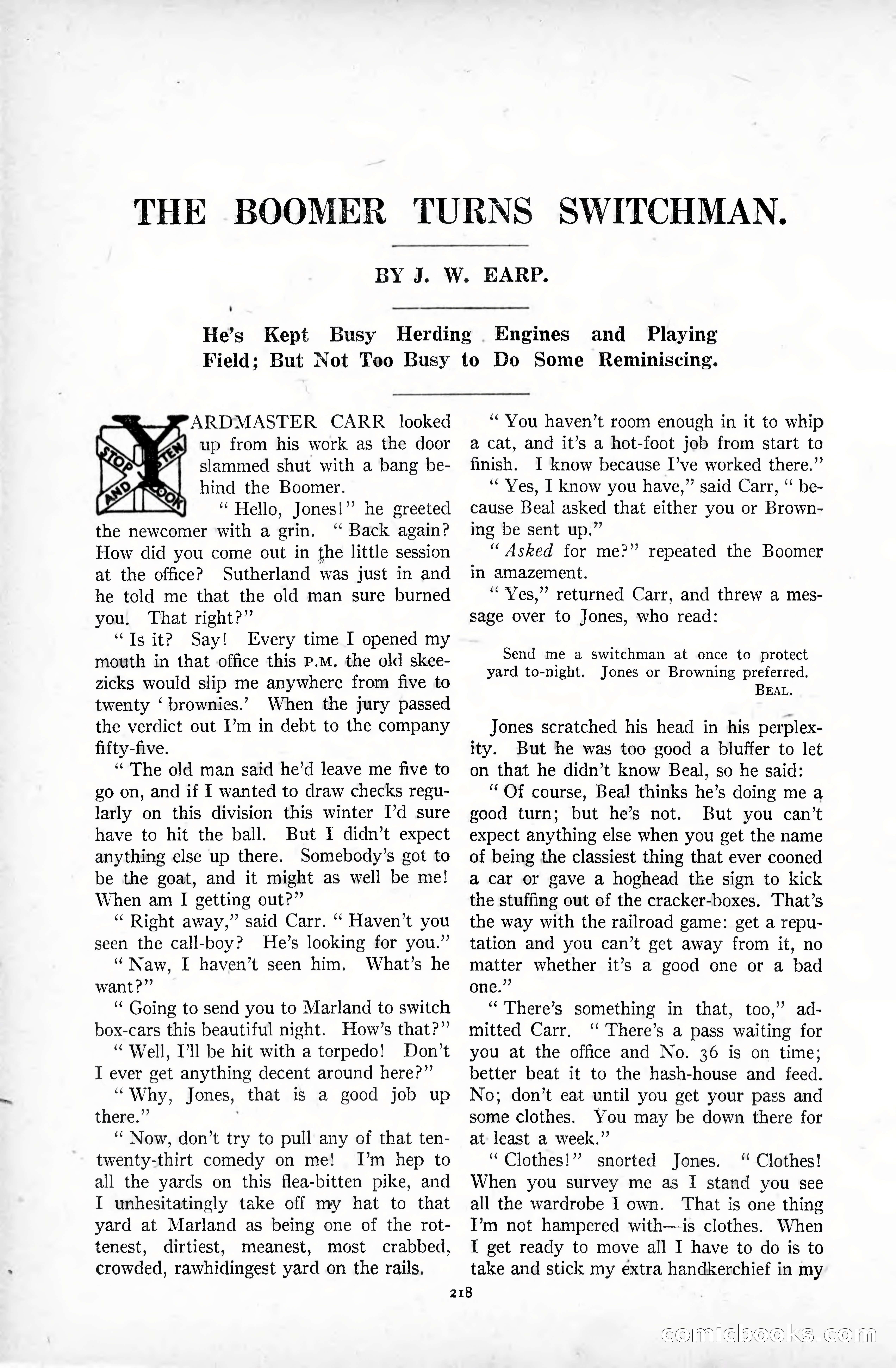 Railroad Man's Magazine, February 1918 — page 56 of 205