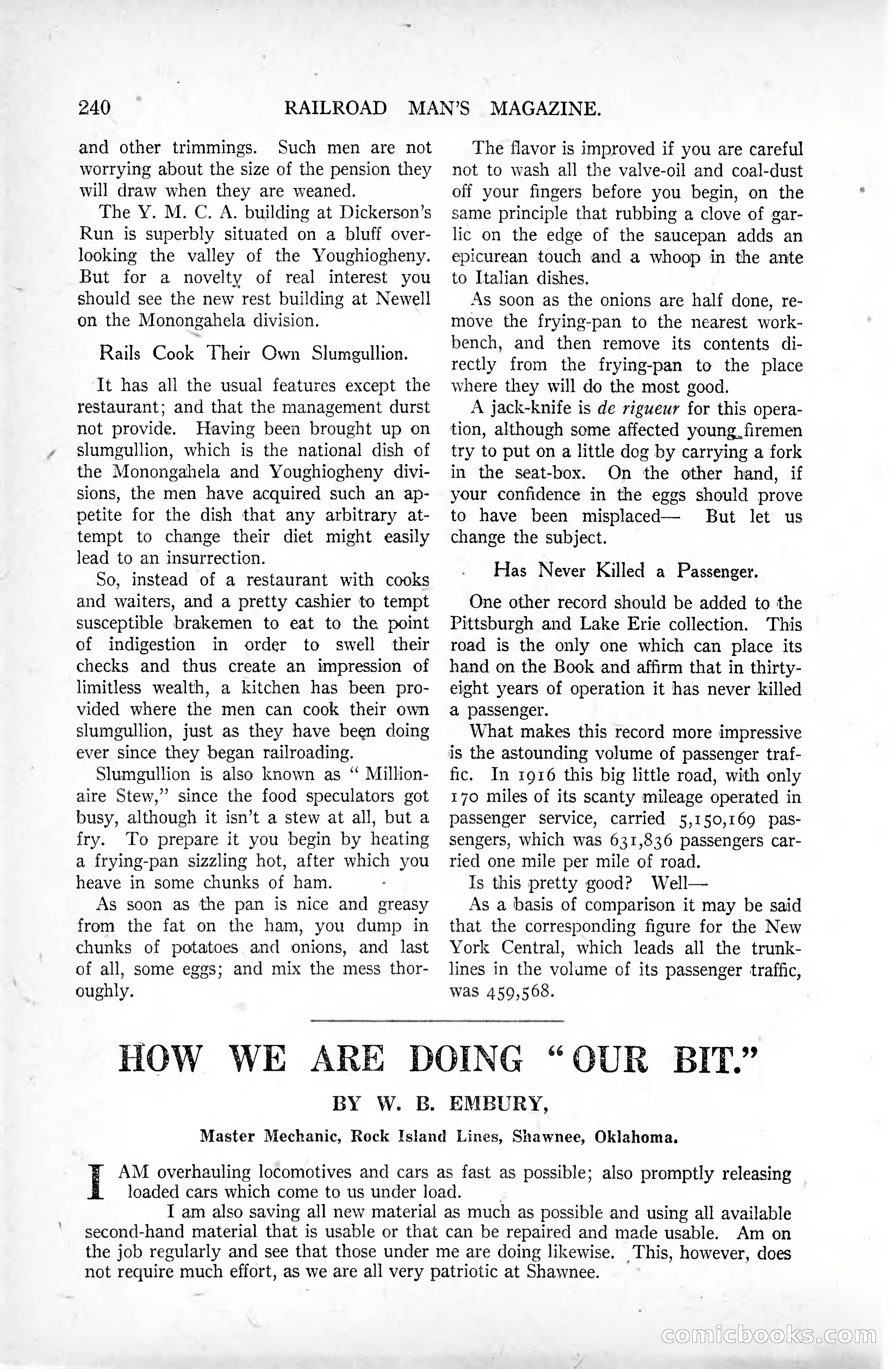 Railroad Man's Magazine, February 1918 — page 78 of 205