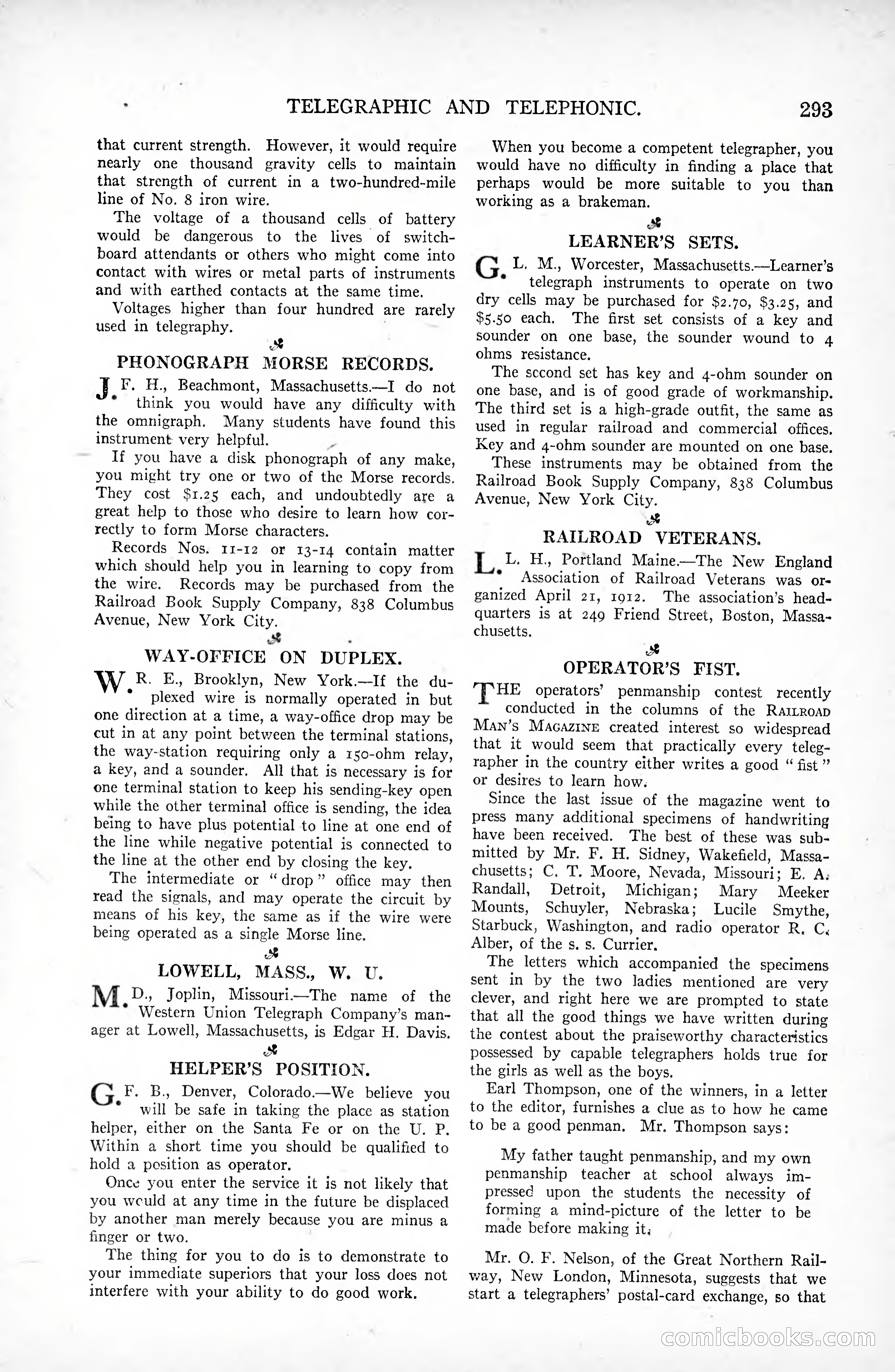 Railroad Man's Magazine, February 1918 — page 131 of 205