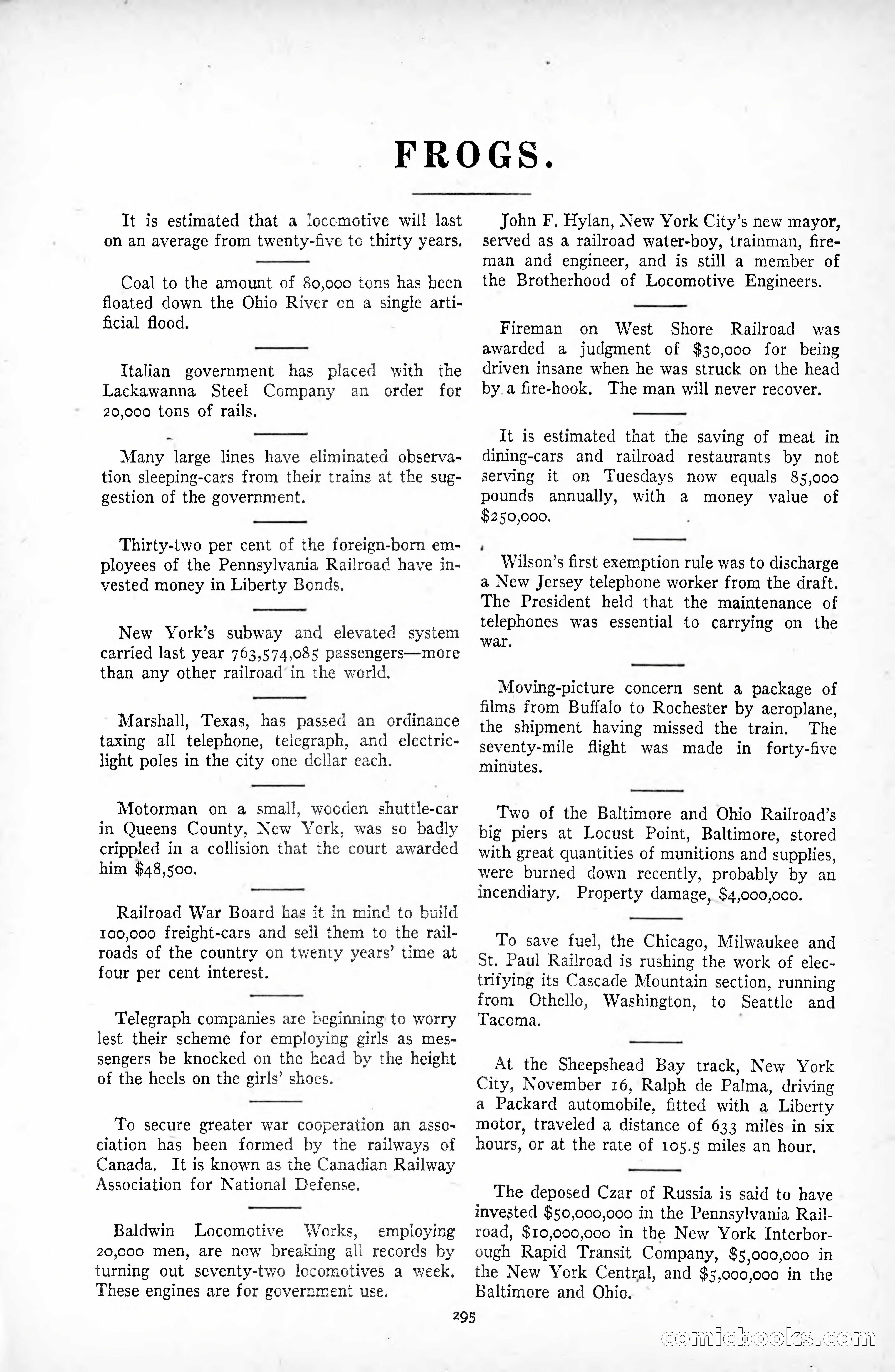 Railroad Man's Magazine, February 1918 — page 133 of 205