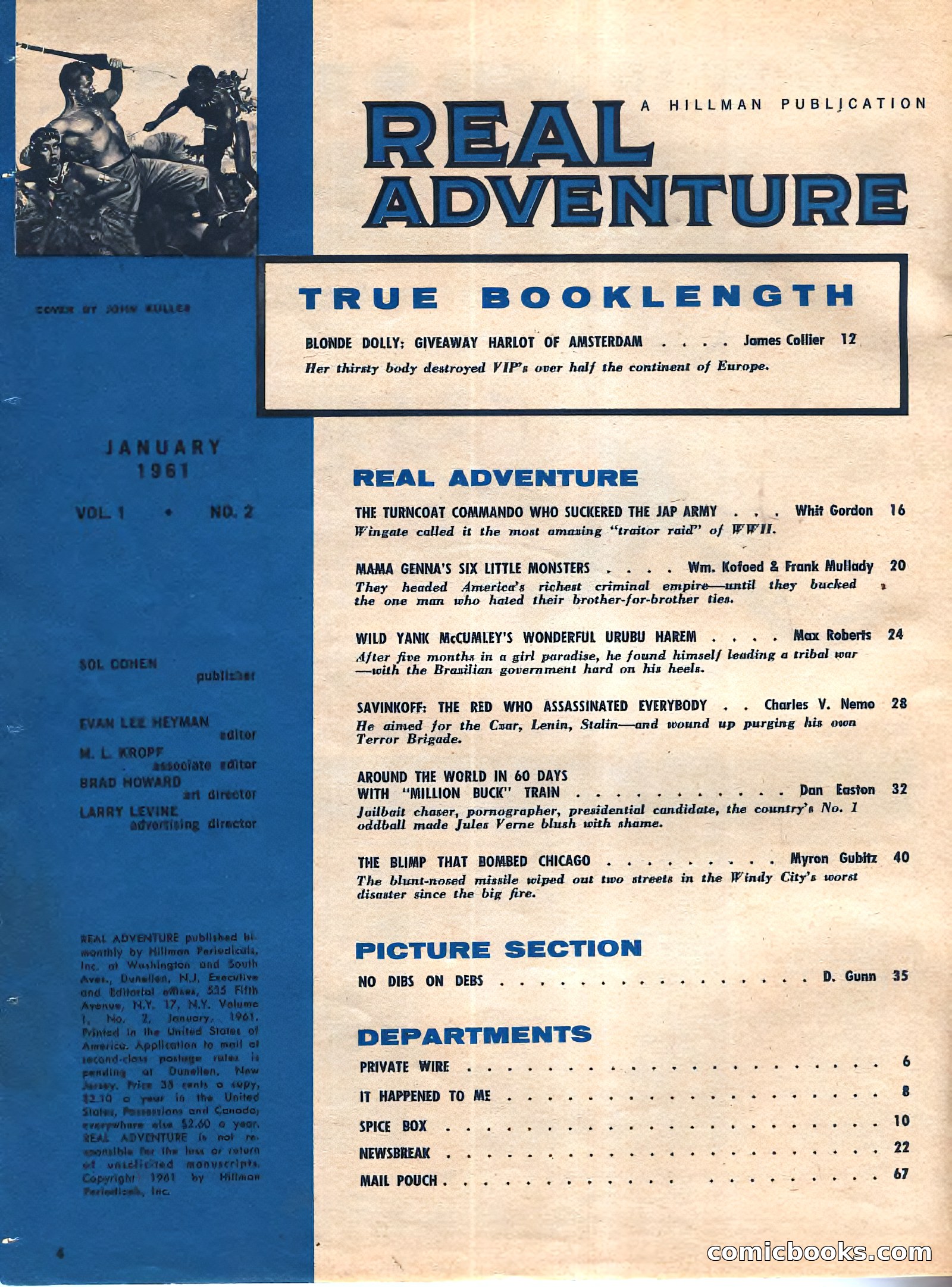 Real Adventure, January 1961 — page 4 of 91