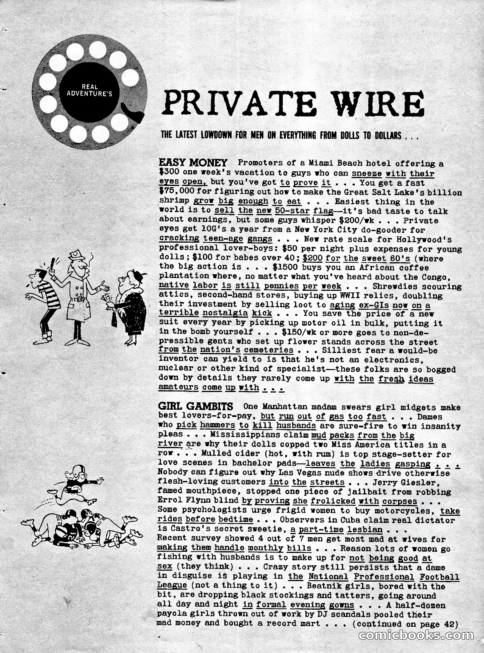 Real Adventure, January 1961 — page 6 of 91