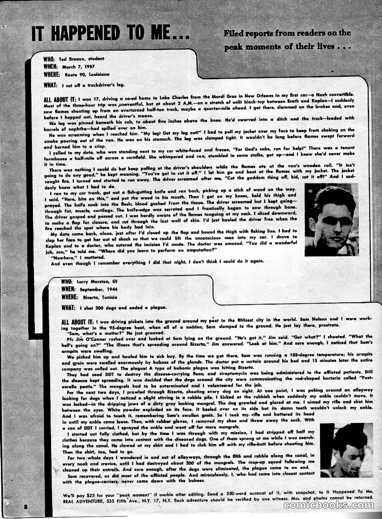 Real Adventure, January 1961 — page 8 of 91