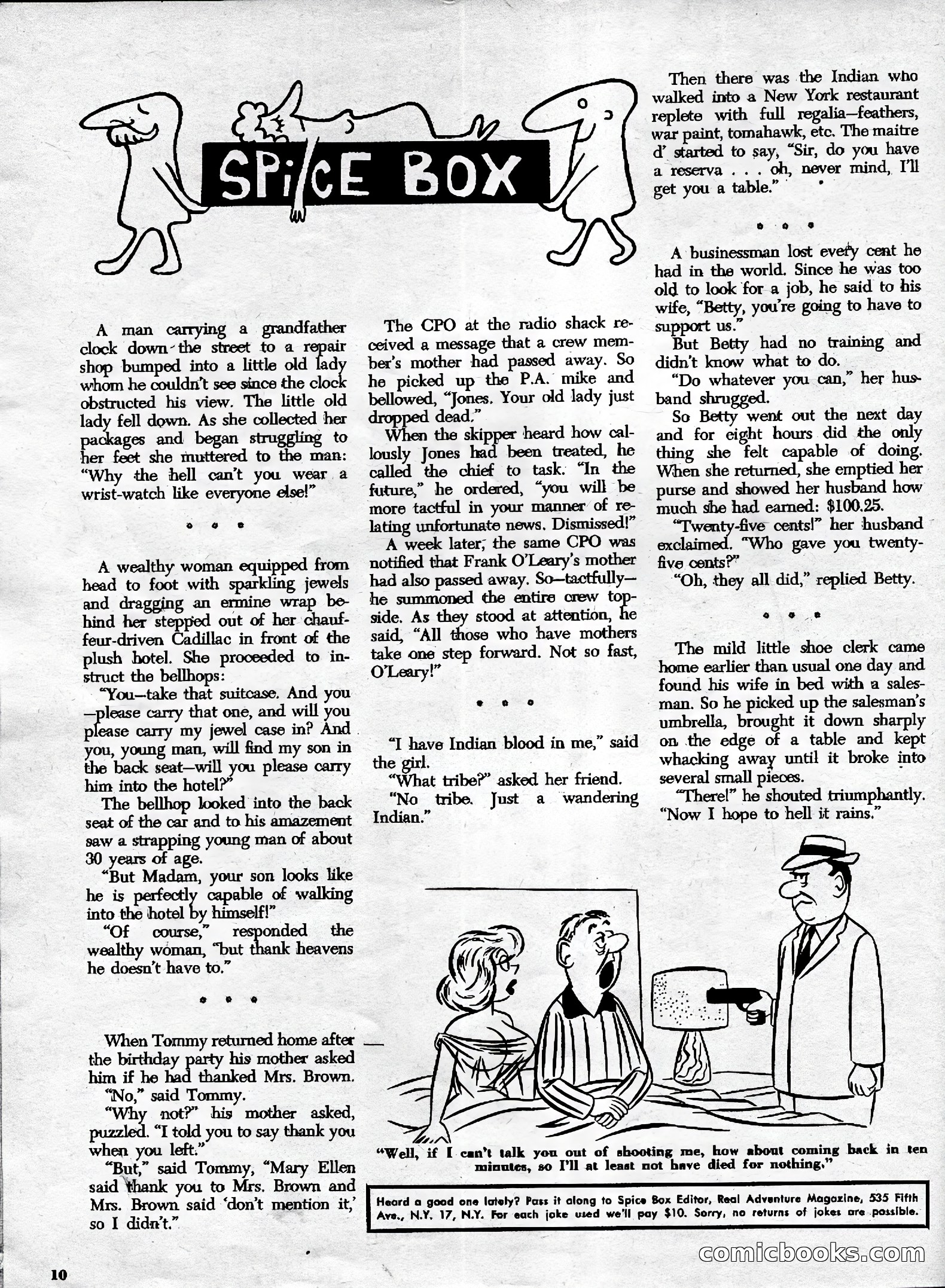 Real Adventure, January 1961 — page 10 of 91