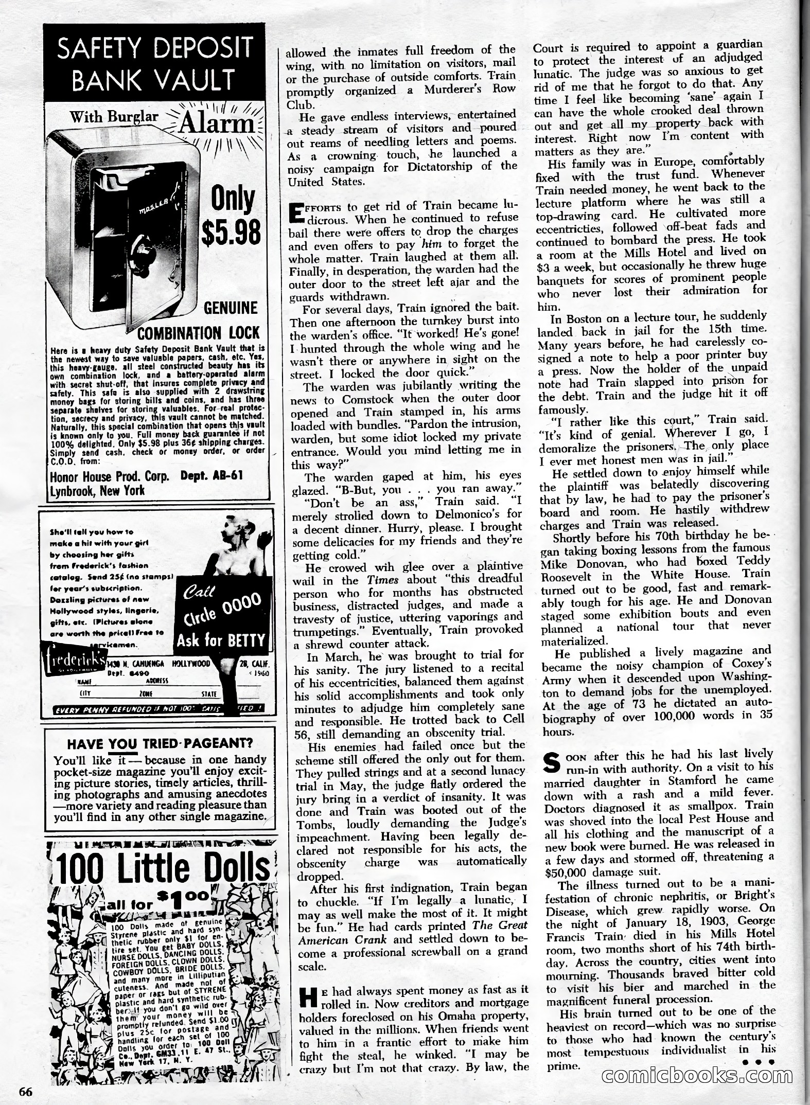 Real Adventure, January 1961 — page 71 of 91