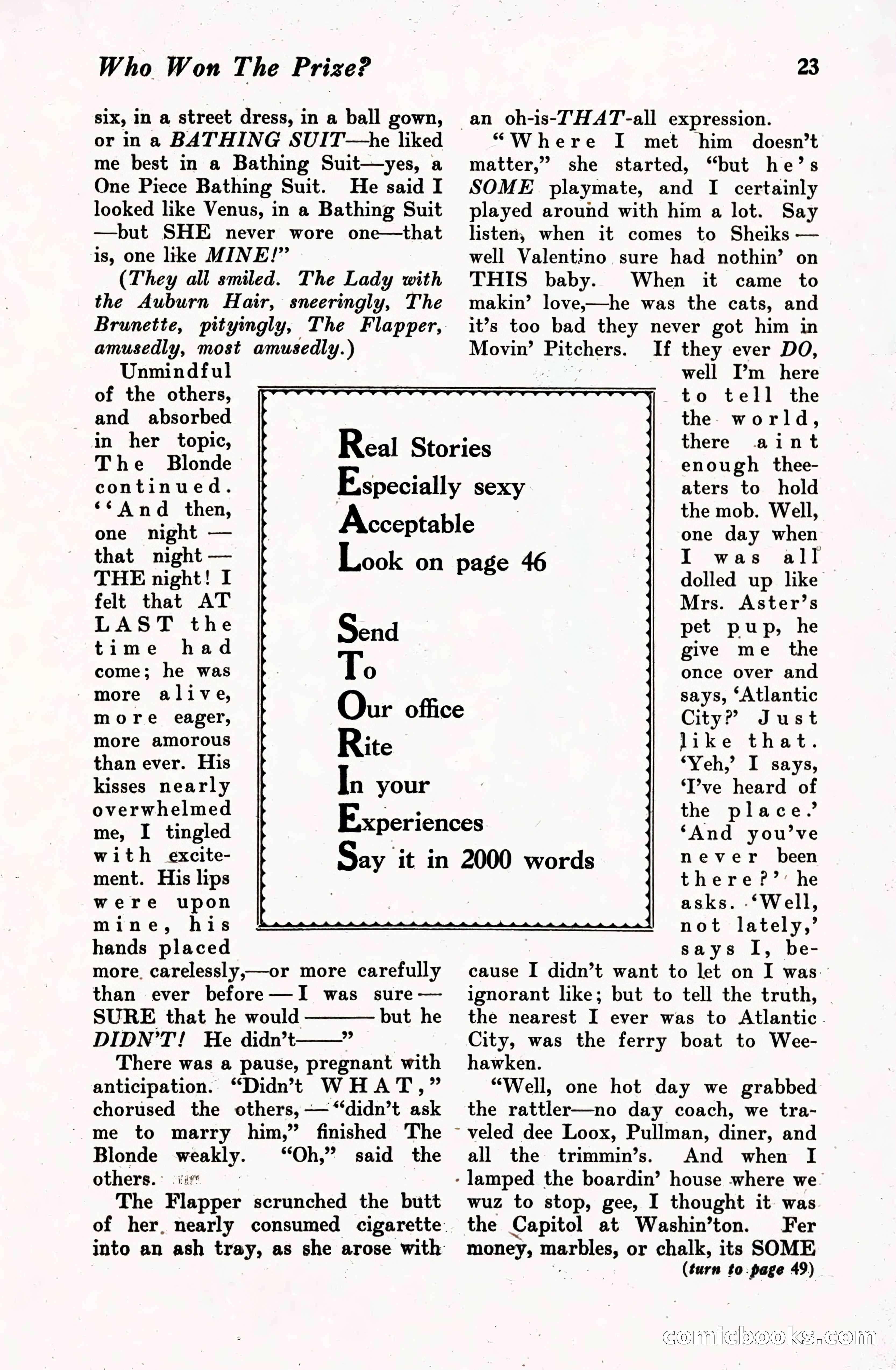 Real Story Book, November 1928 — page 25 of 60