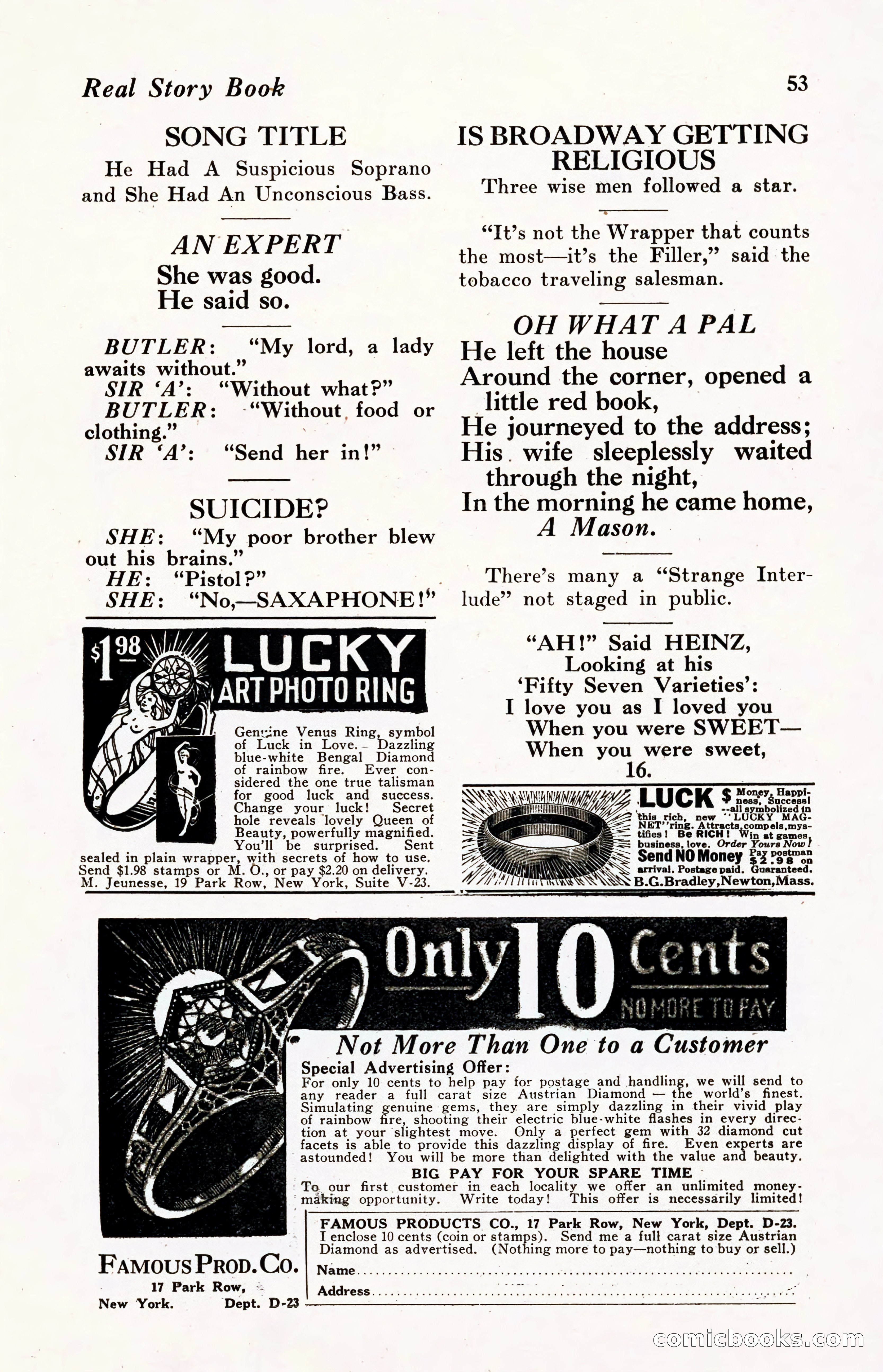 Real Story Book, November 1928 — page 55 of 60