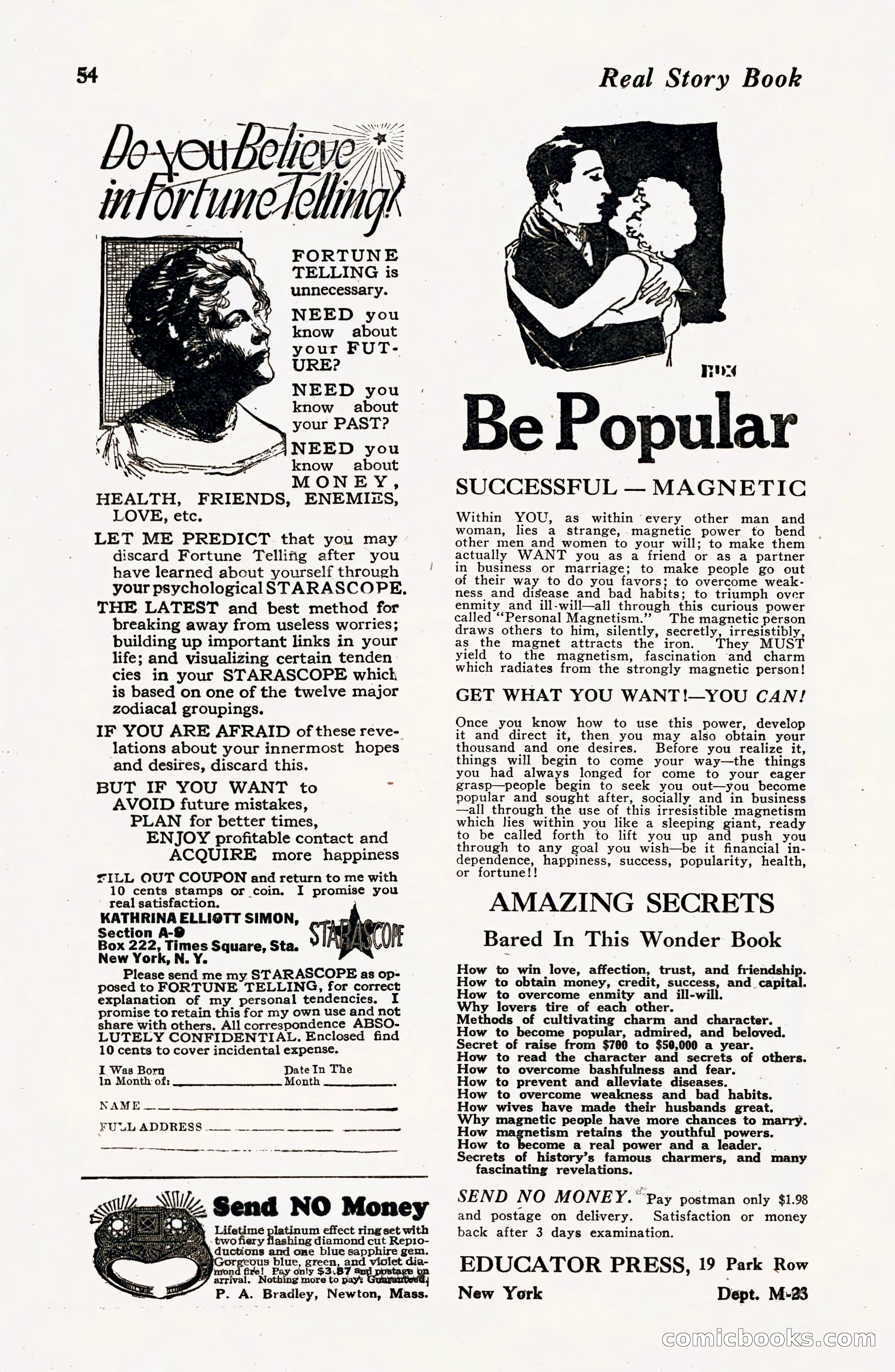 Real Story Book, November 1928 — page 56 of 60