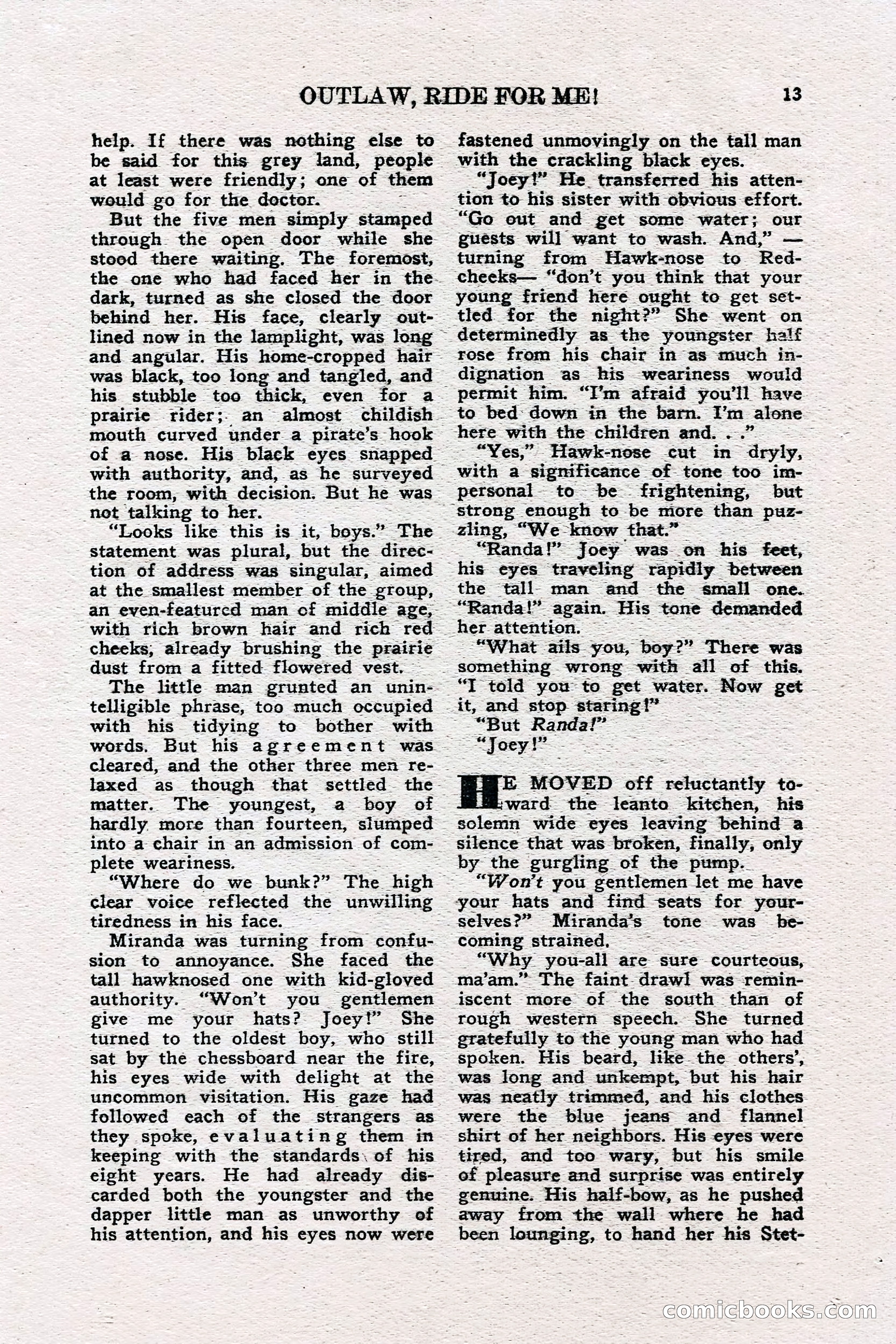 Real Western Romances, January 1950 — page 11 of 95