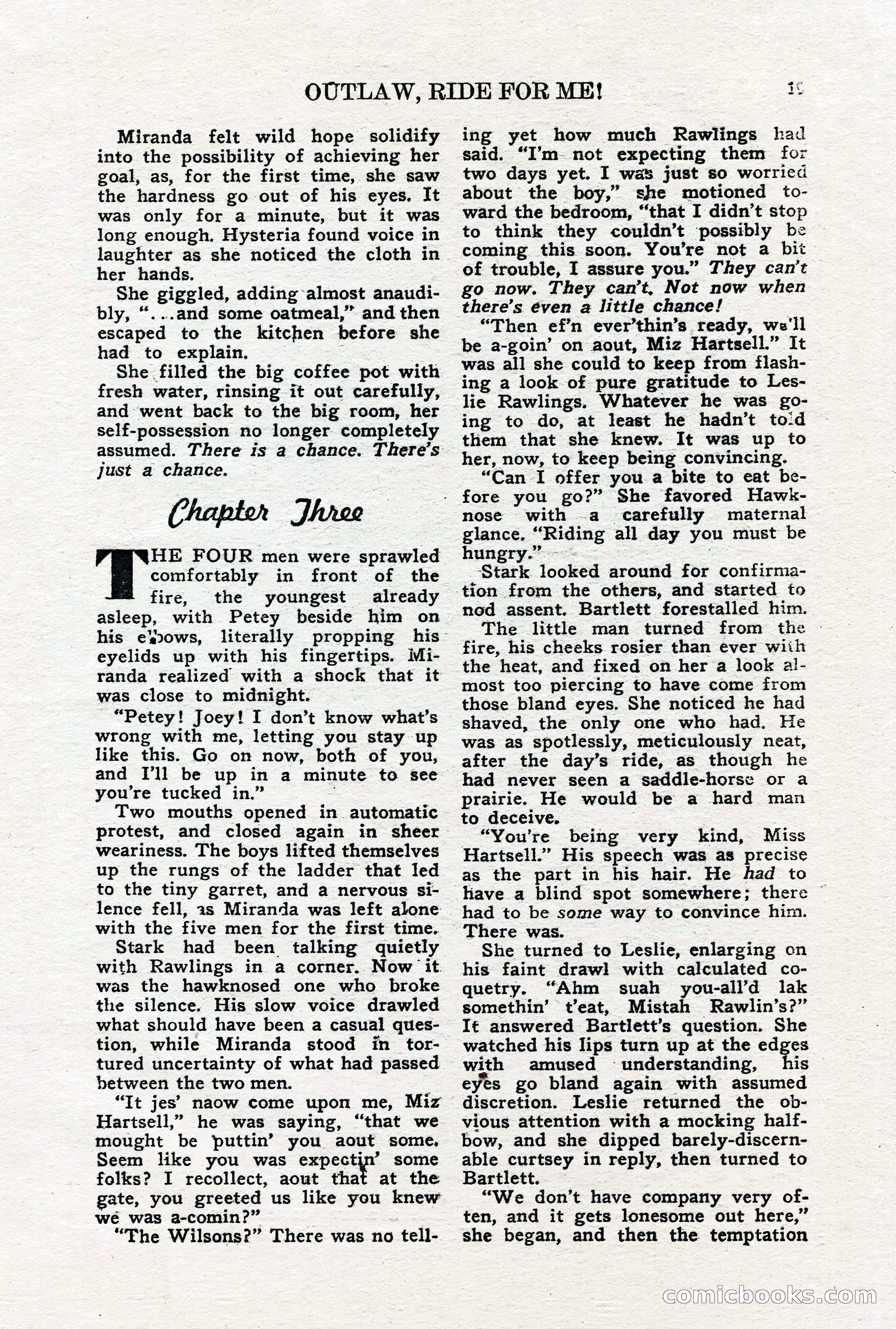 Real Western Romances, January 1950 — page 17 of 95