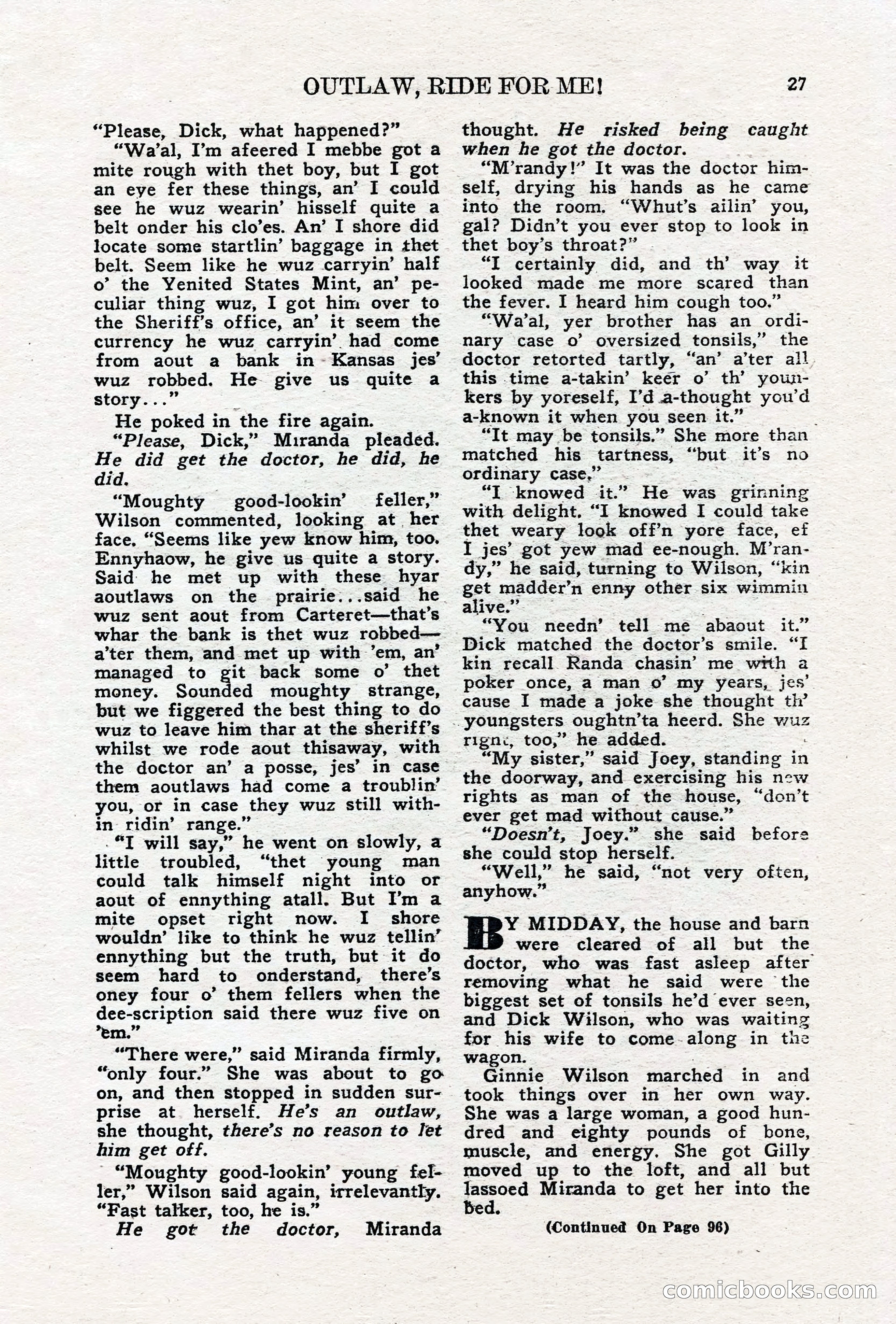 Real Western Romances, January 1950 — page 25 of 95