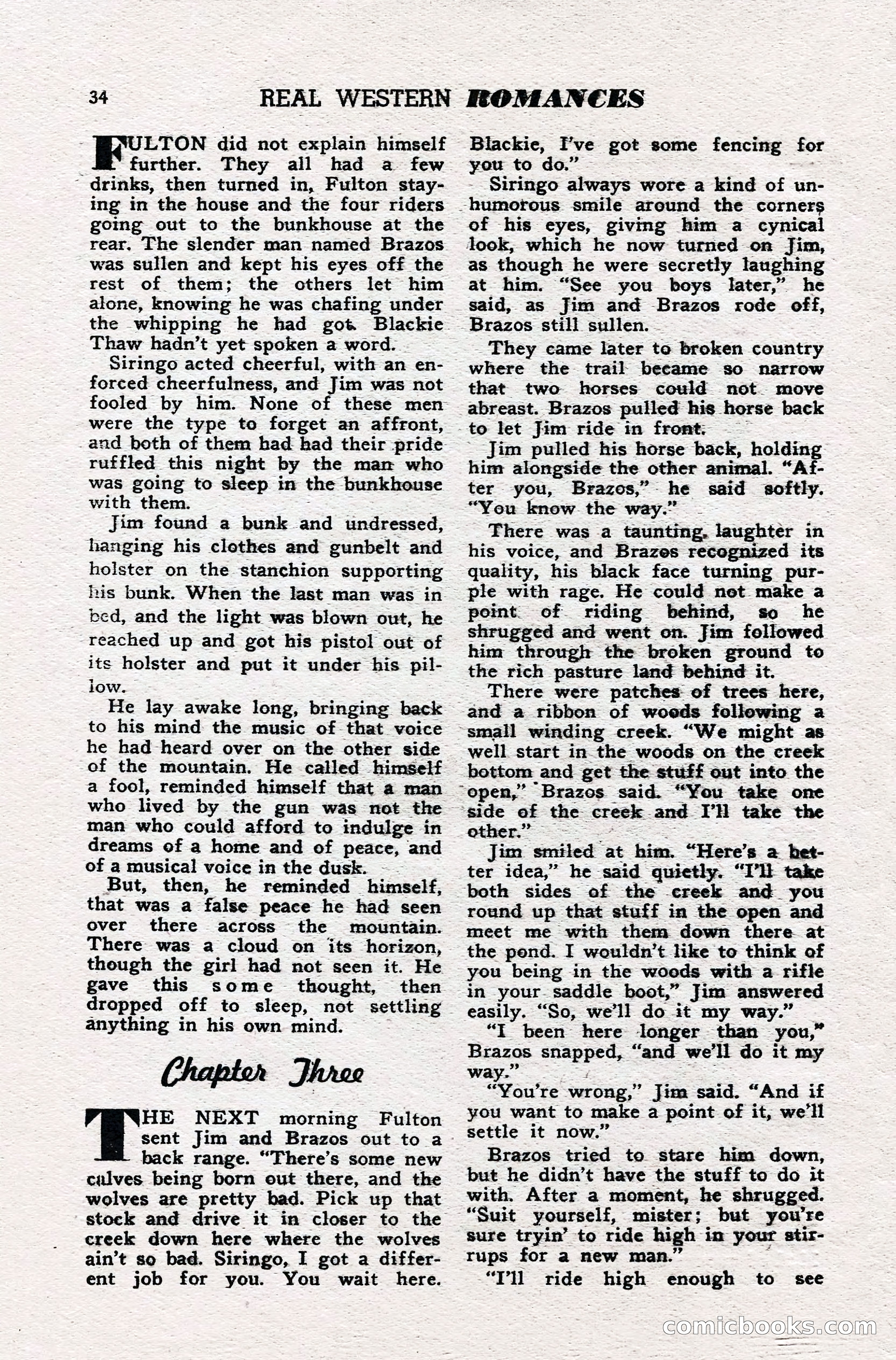 Real Western Romances, January 1950 — page 31 of 95