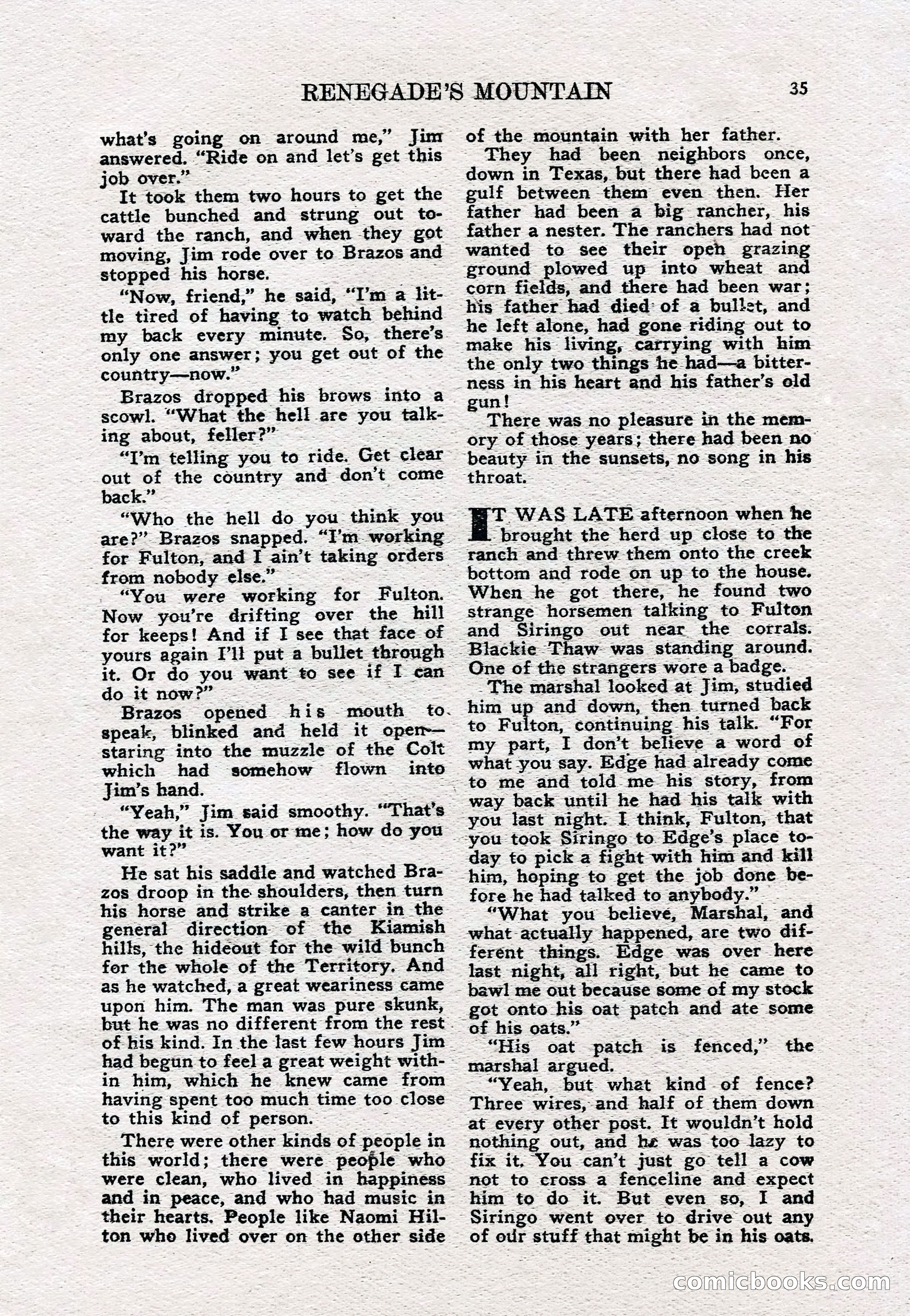 Real Western Romances, January 1950 — page 32 of 95