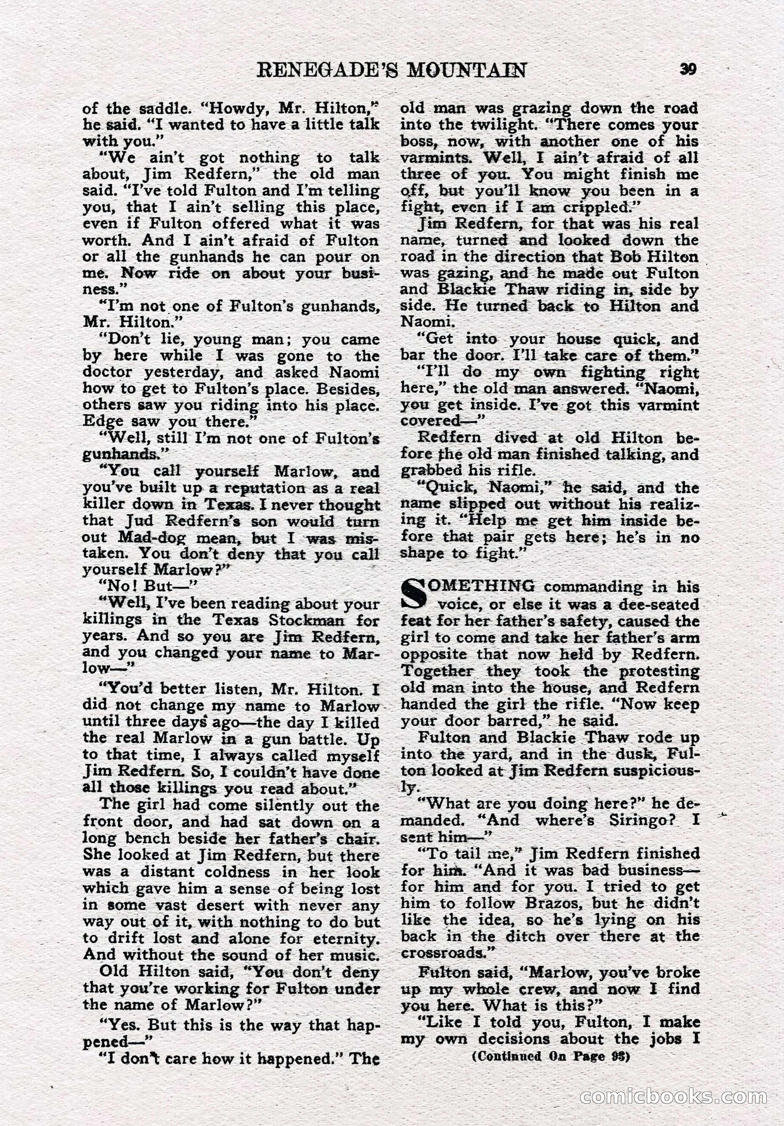 Real Western Romances, January 1950 — page 36 of 95