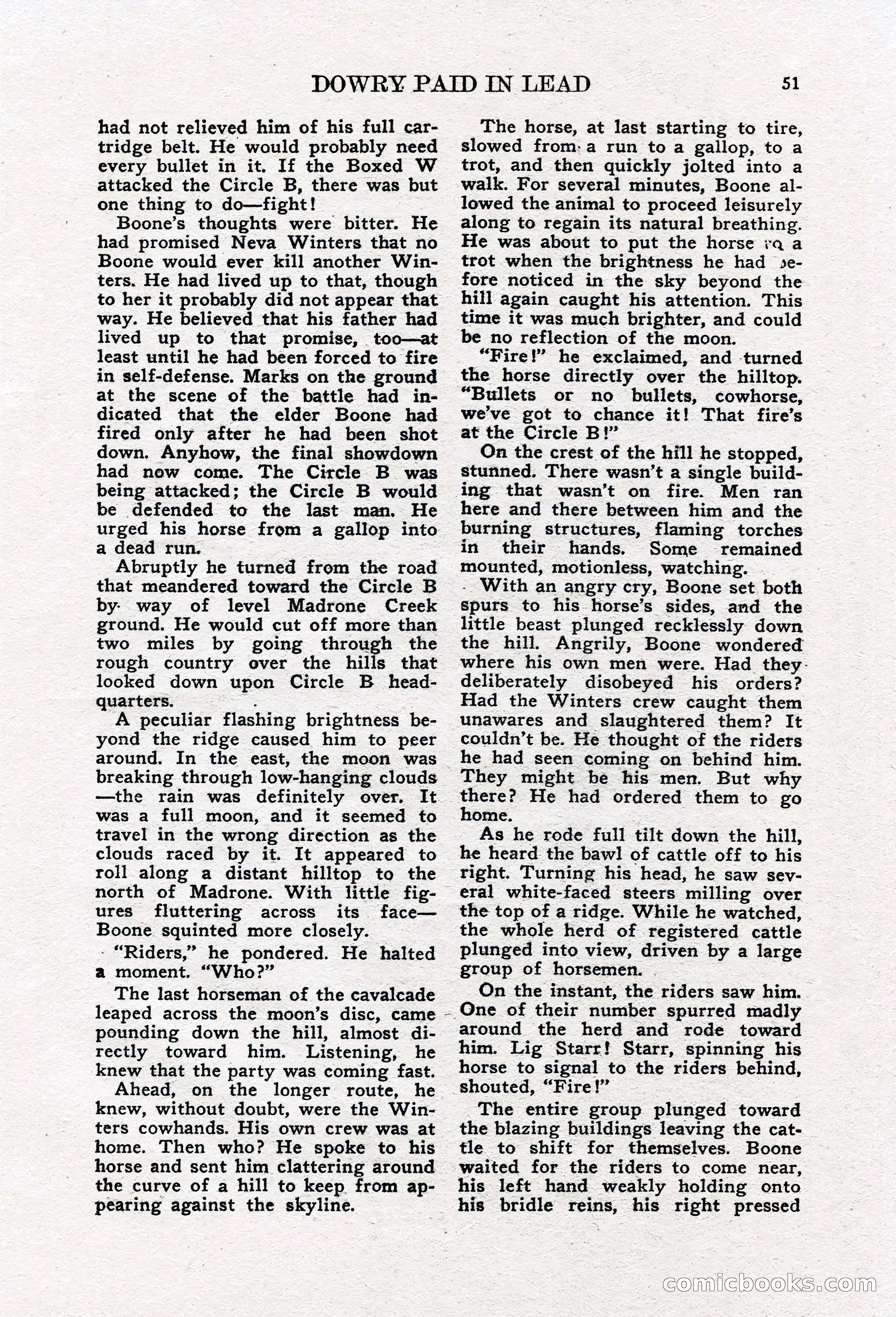 Real Western Romances, January 1950 — page 47 of 95