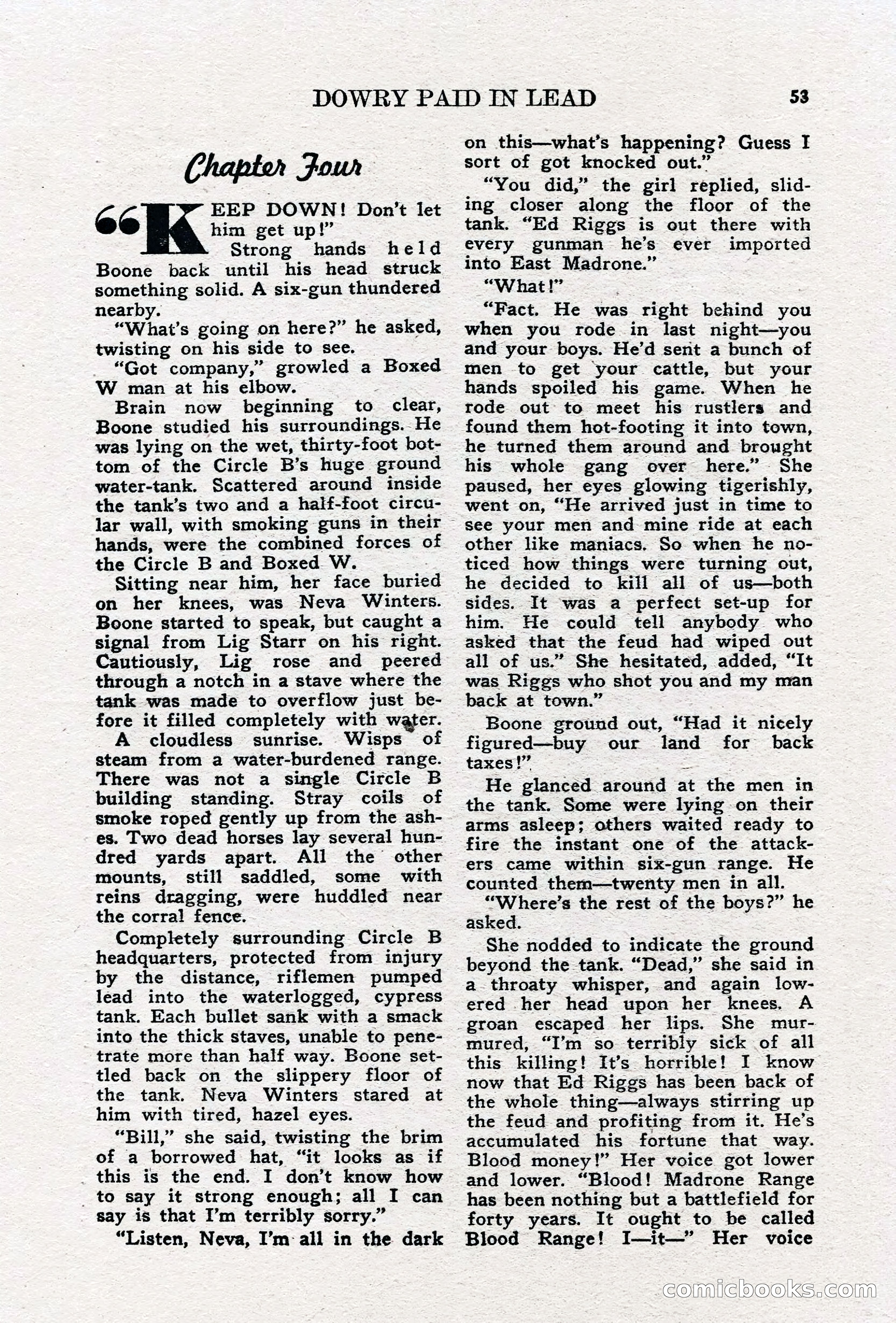 Real Western Romances, January 1950 — page 49 of 95