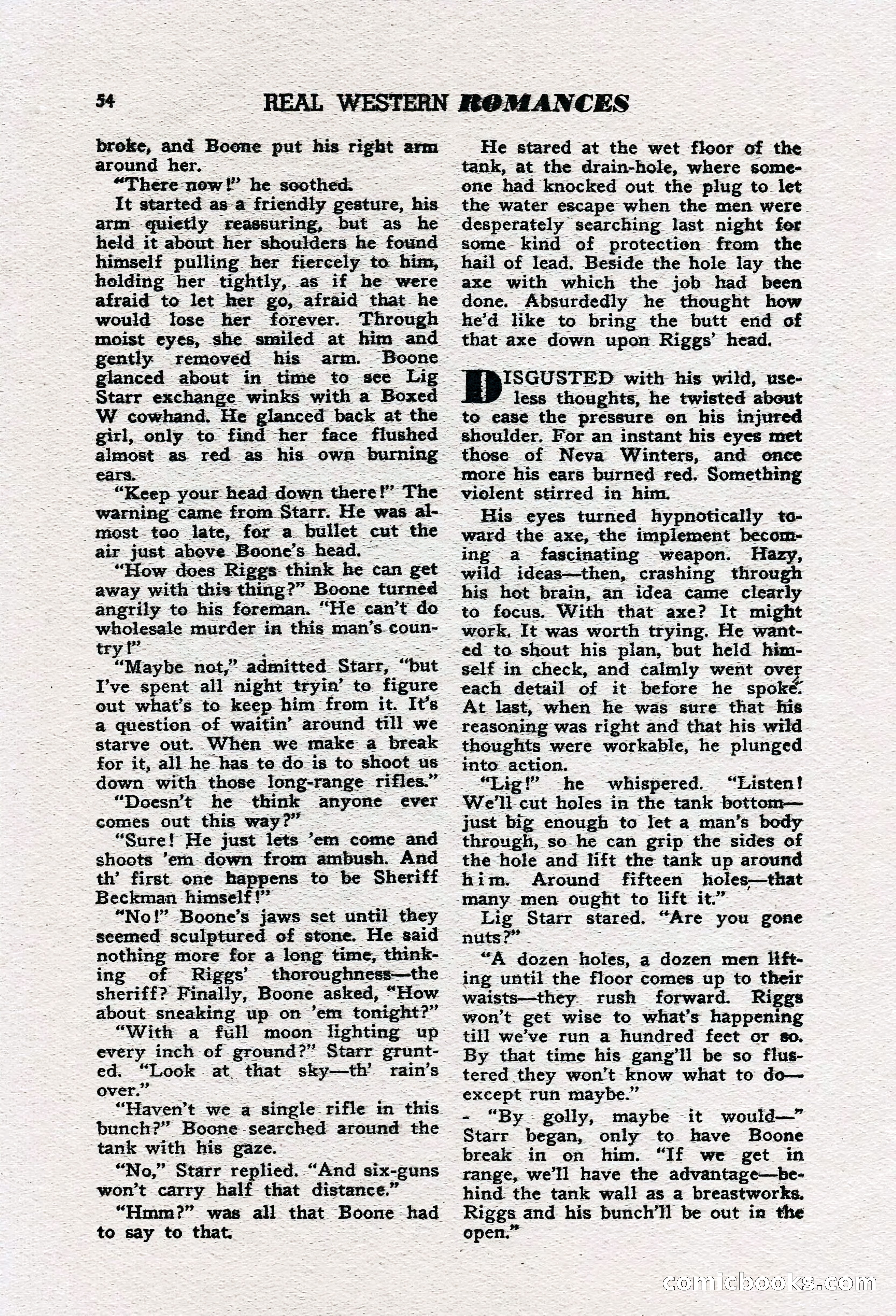 Real Western Romances, January 1950 — page 50 of 95