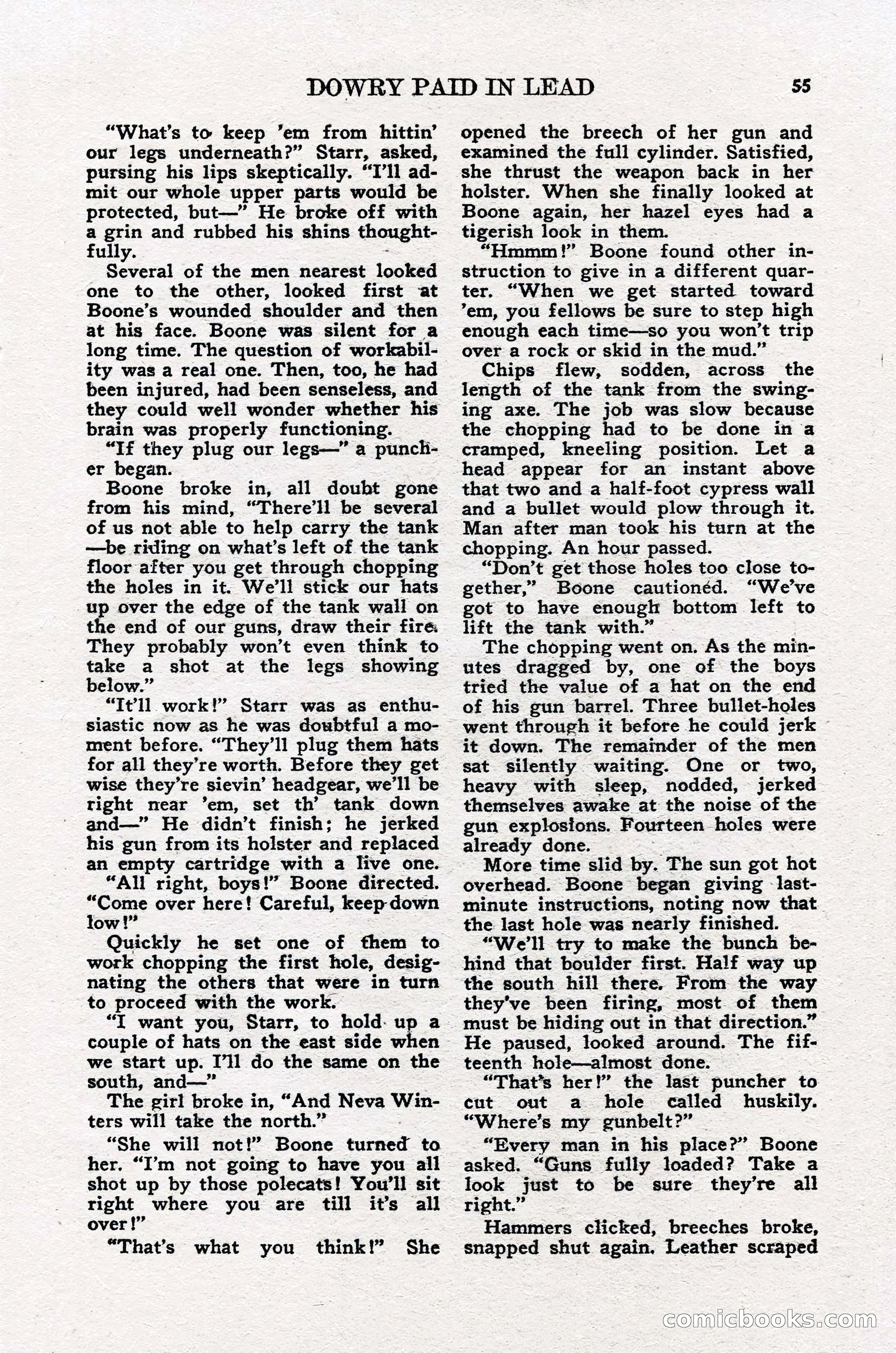 Real Western Romances, January 1950 — page 51 of 95