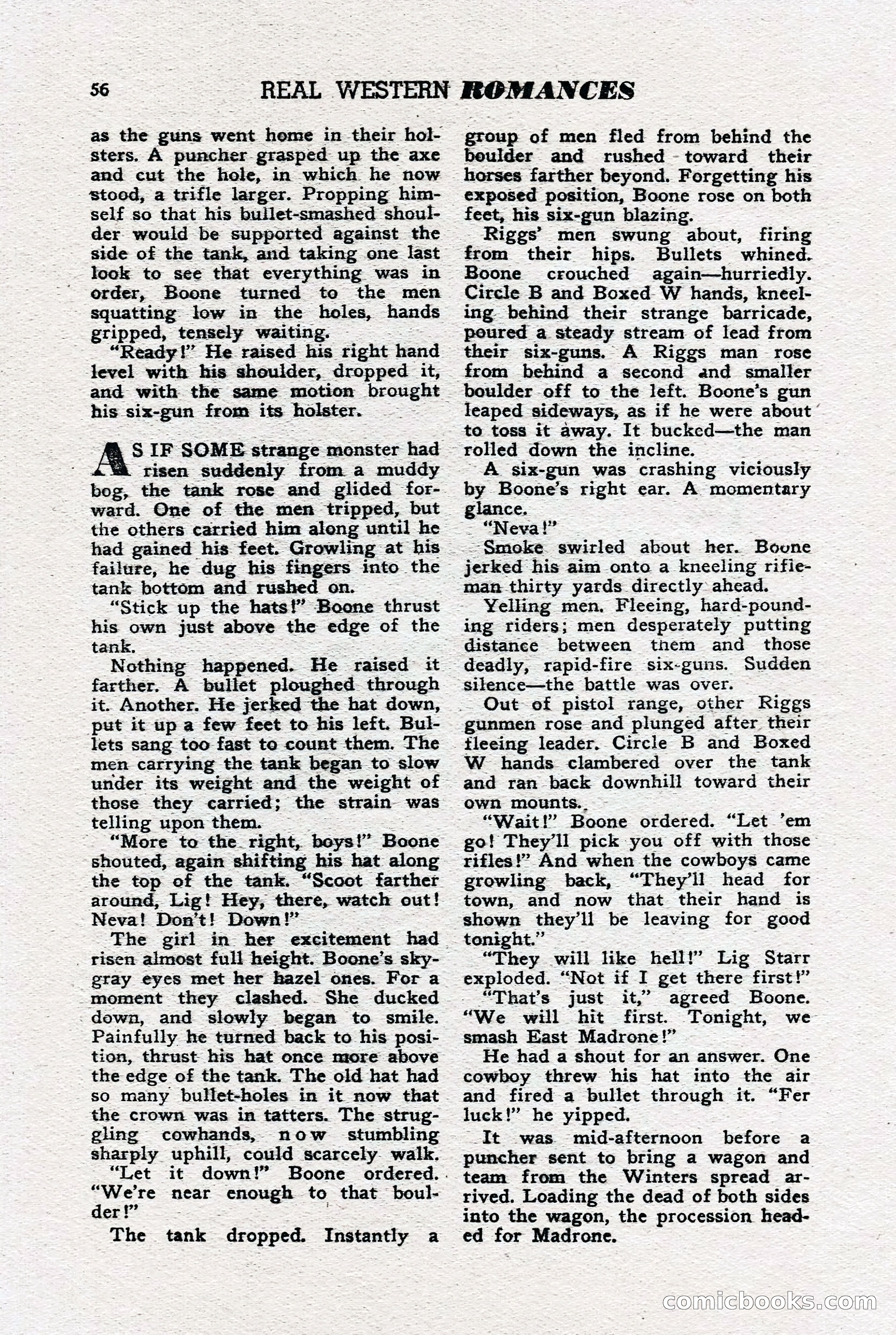 Real Western Romances, January 1950 — page 52 of 95