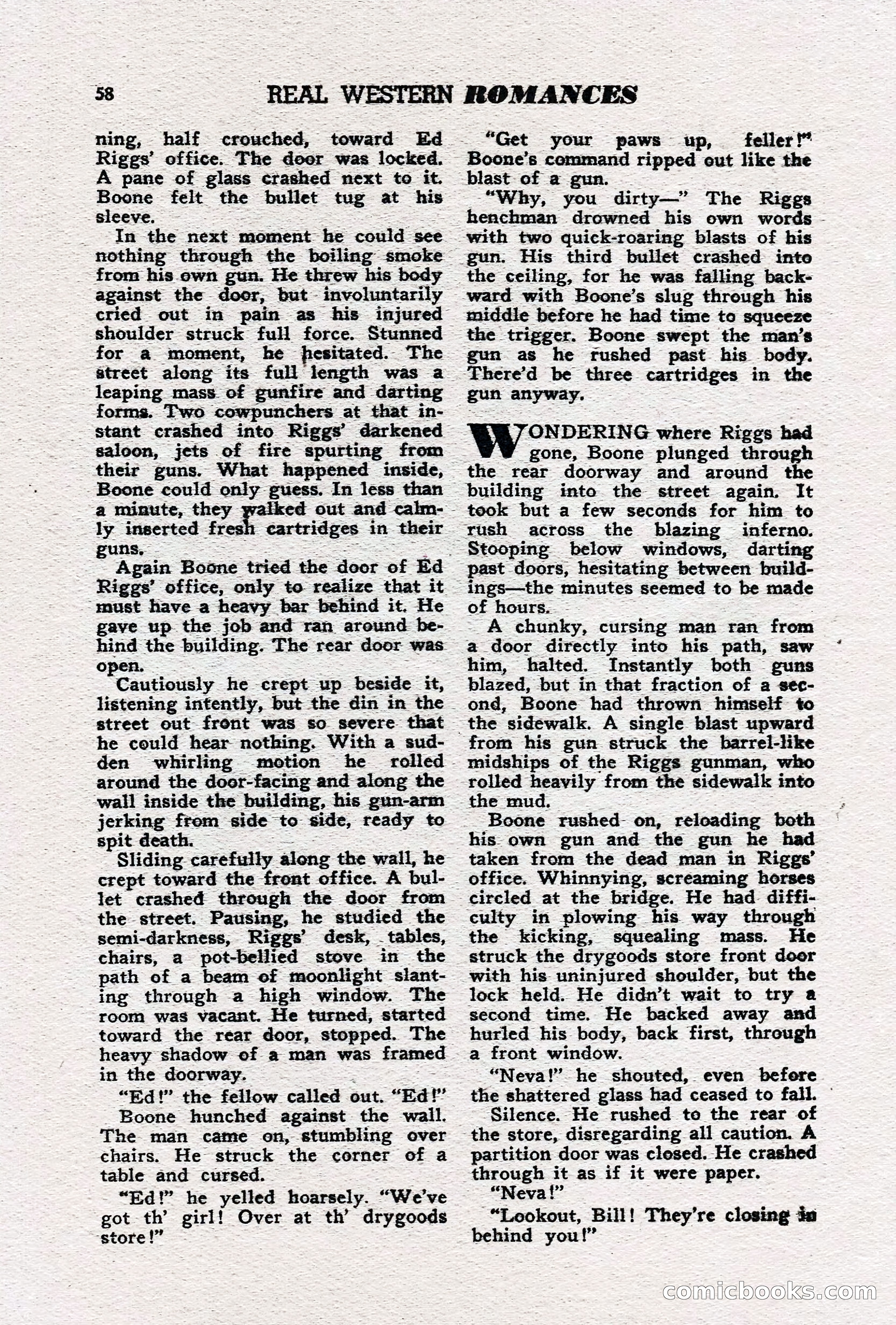 Real Western Romances, January 1950 — page 54 of 95