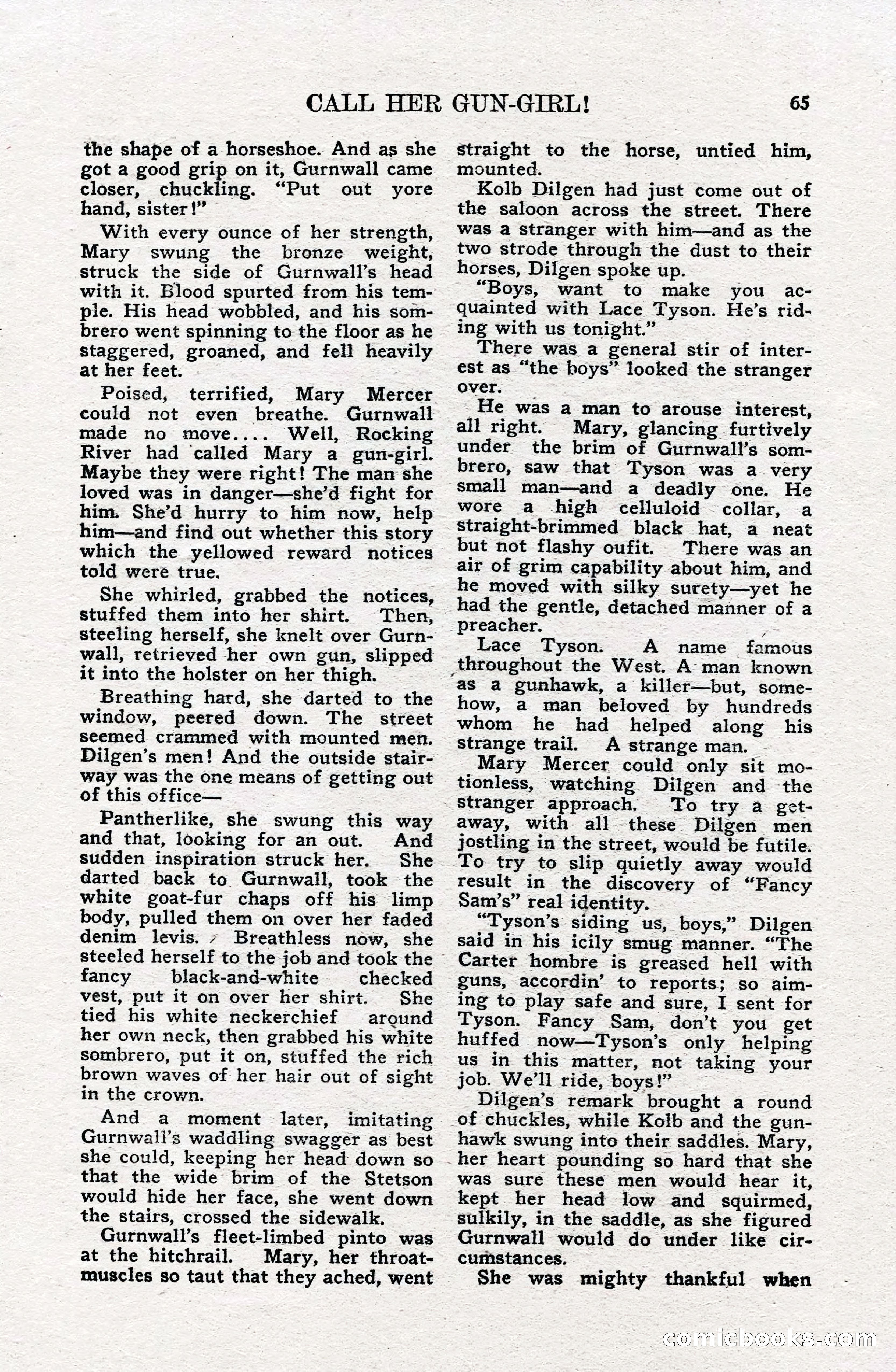 Real Western Romances, January 1950 — page 60 of 95