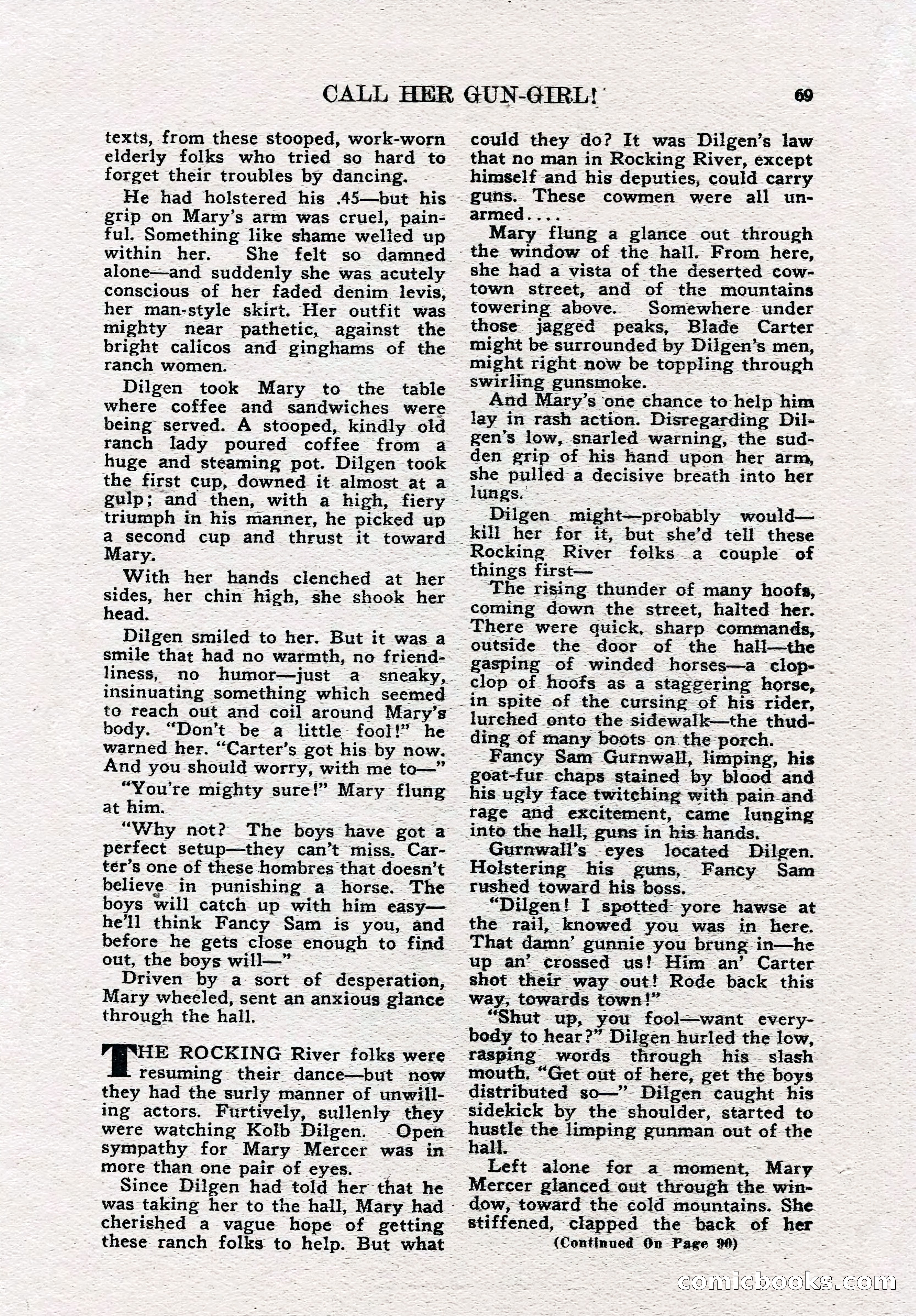 Real Western Romances, January 1950 — page 64 of 95