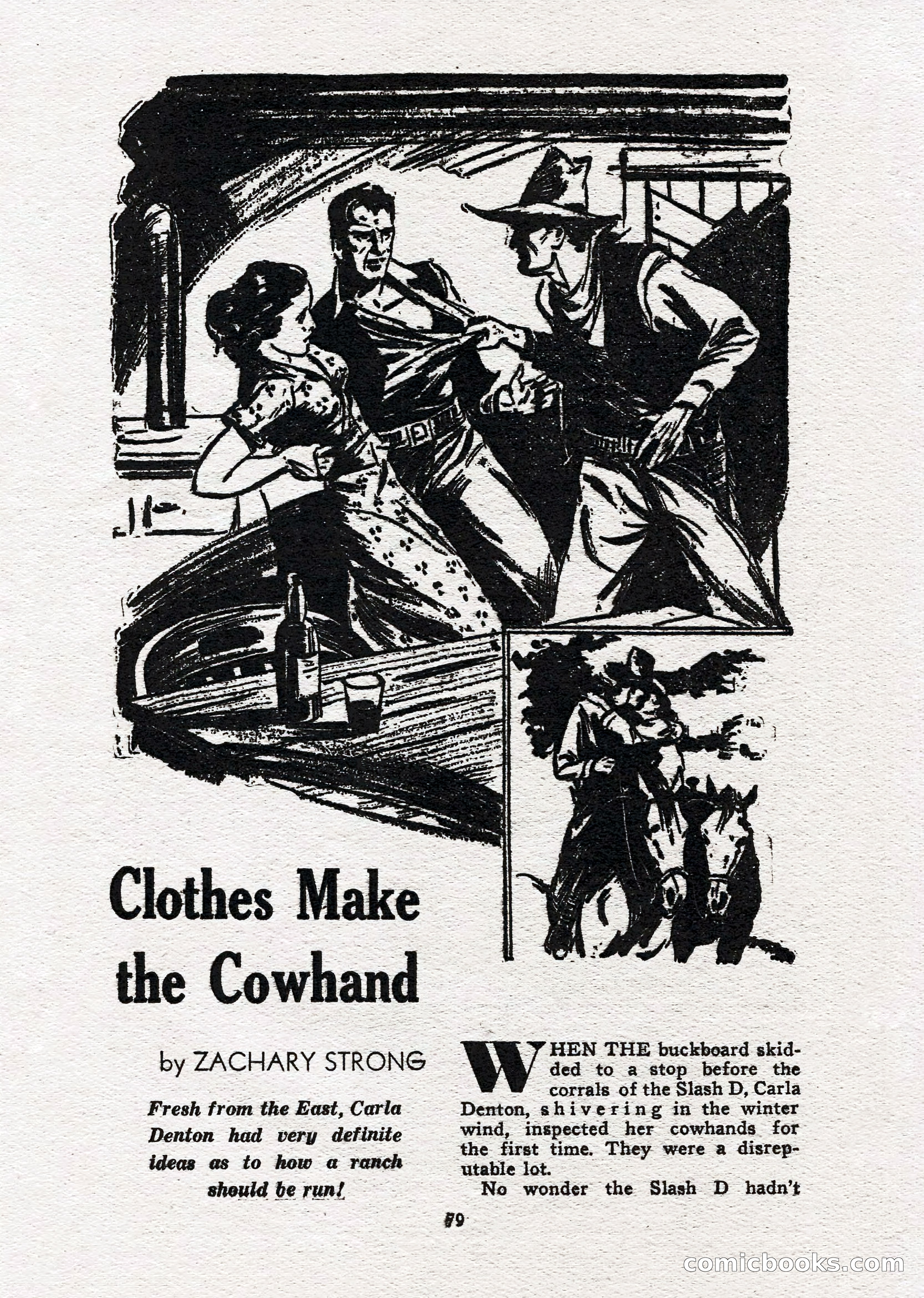Real Western Romances, January 1950 — page 73 of 95