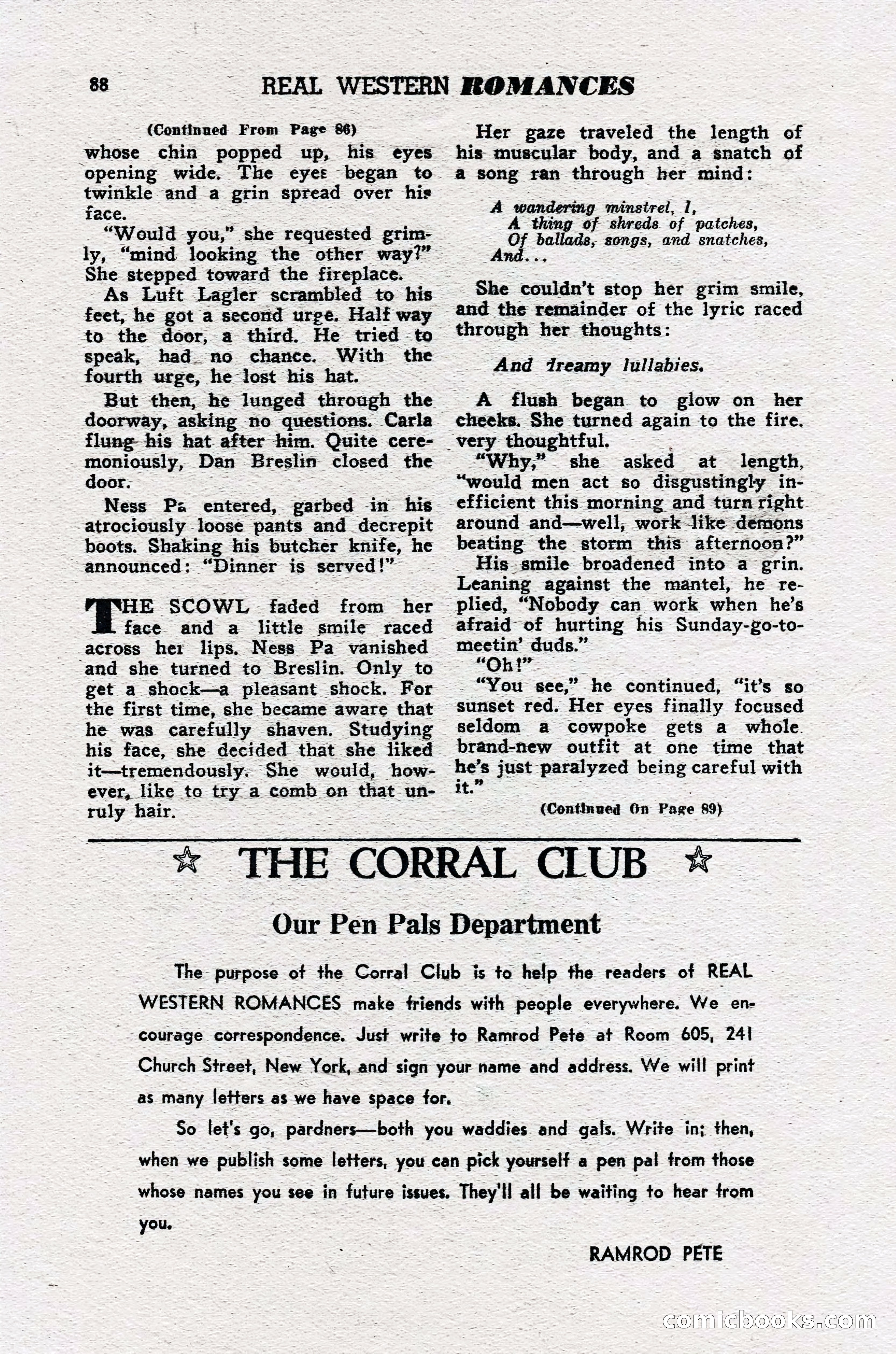 Real Western Romances, January 1950 — page 82 of 95