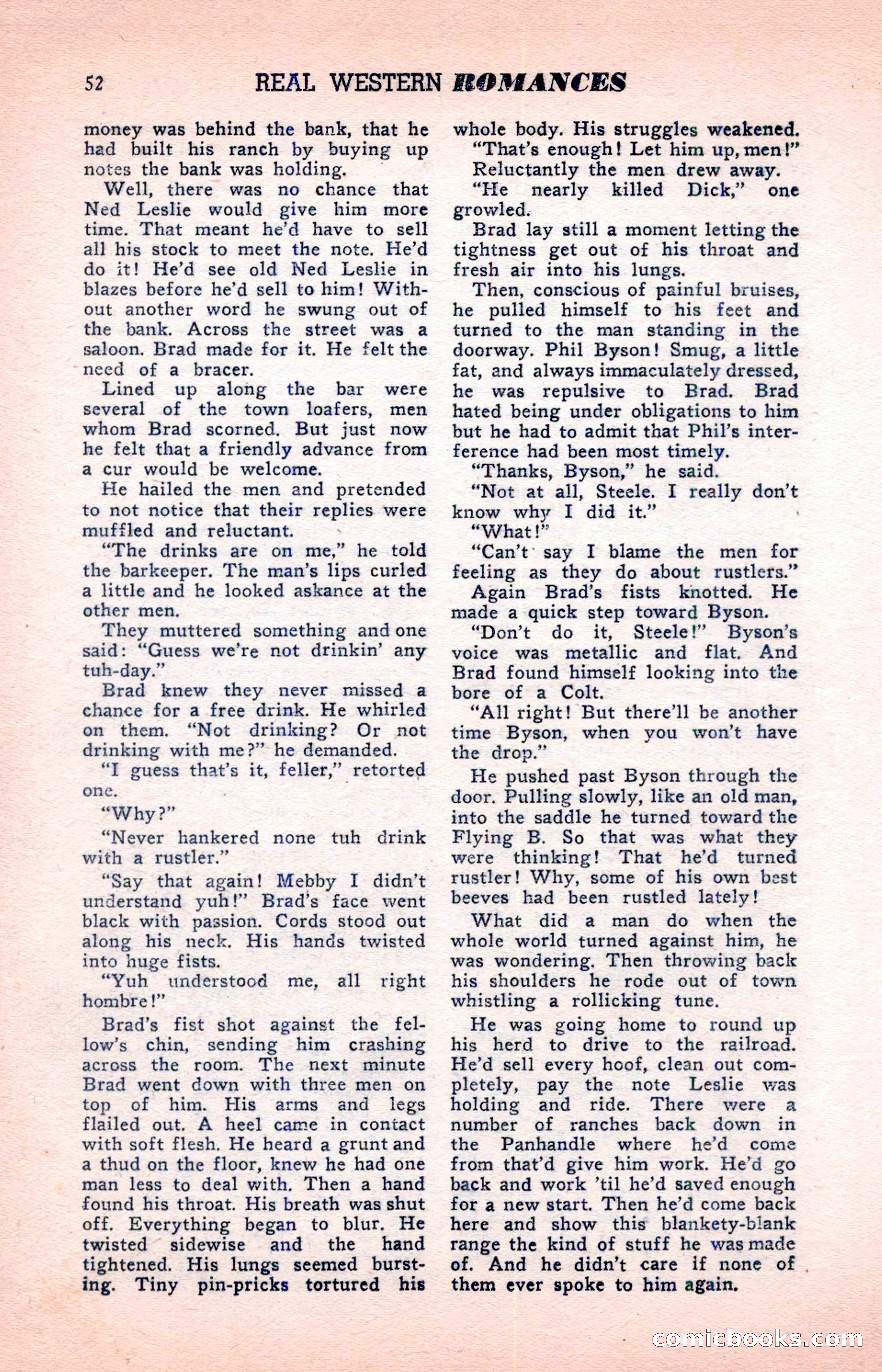 Real Western Romances — page 52 of 132