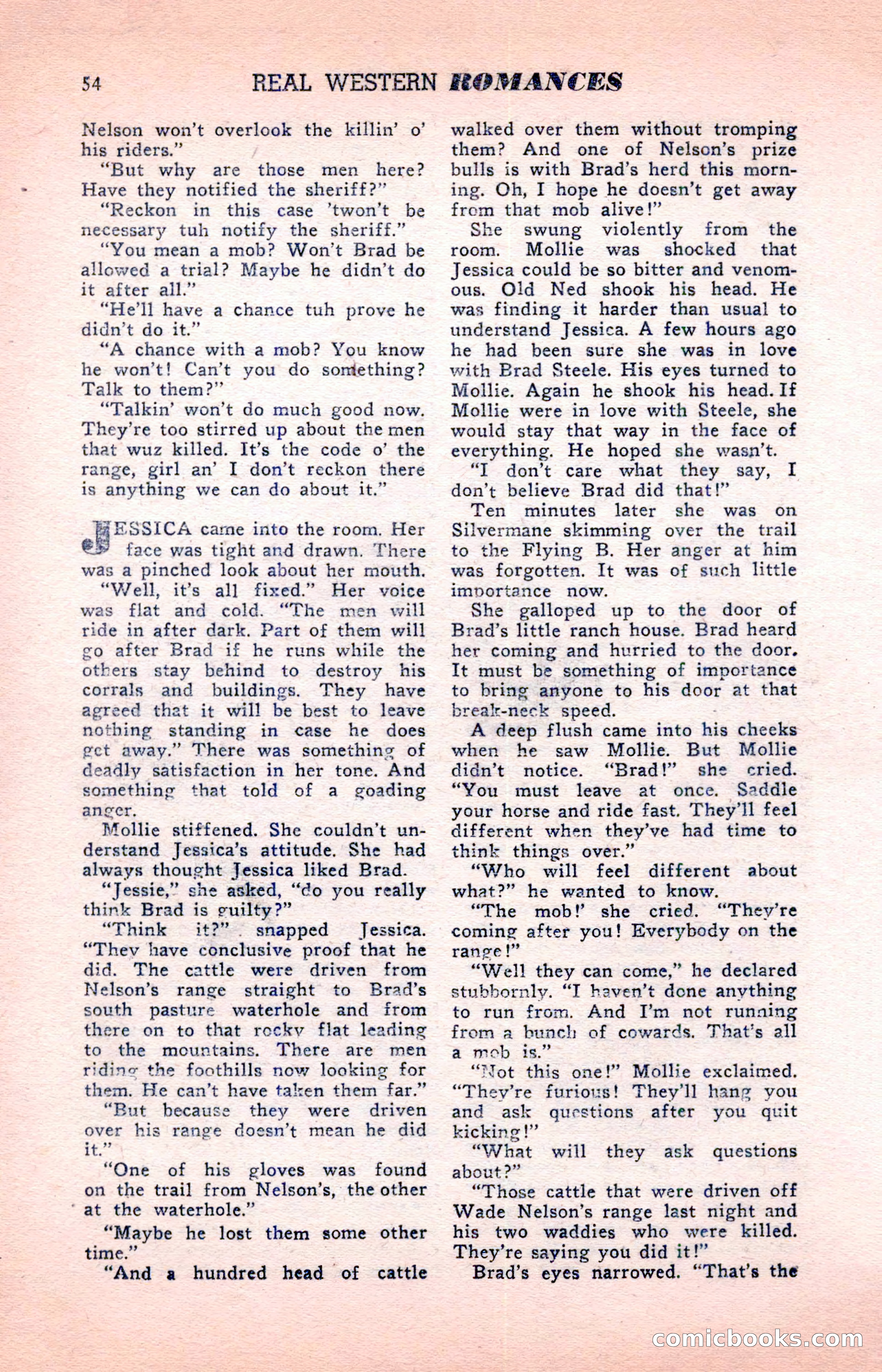 Real Western Romances — page 54 of 132