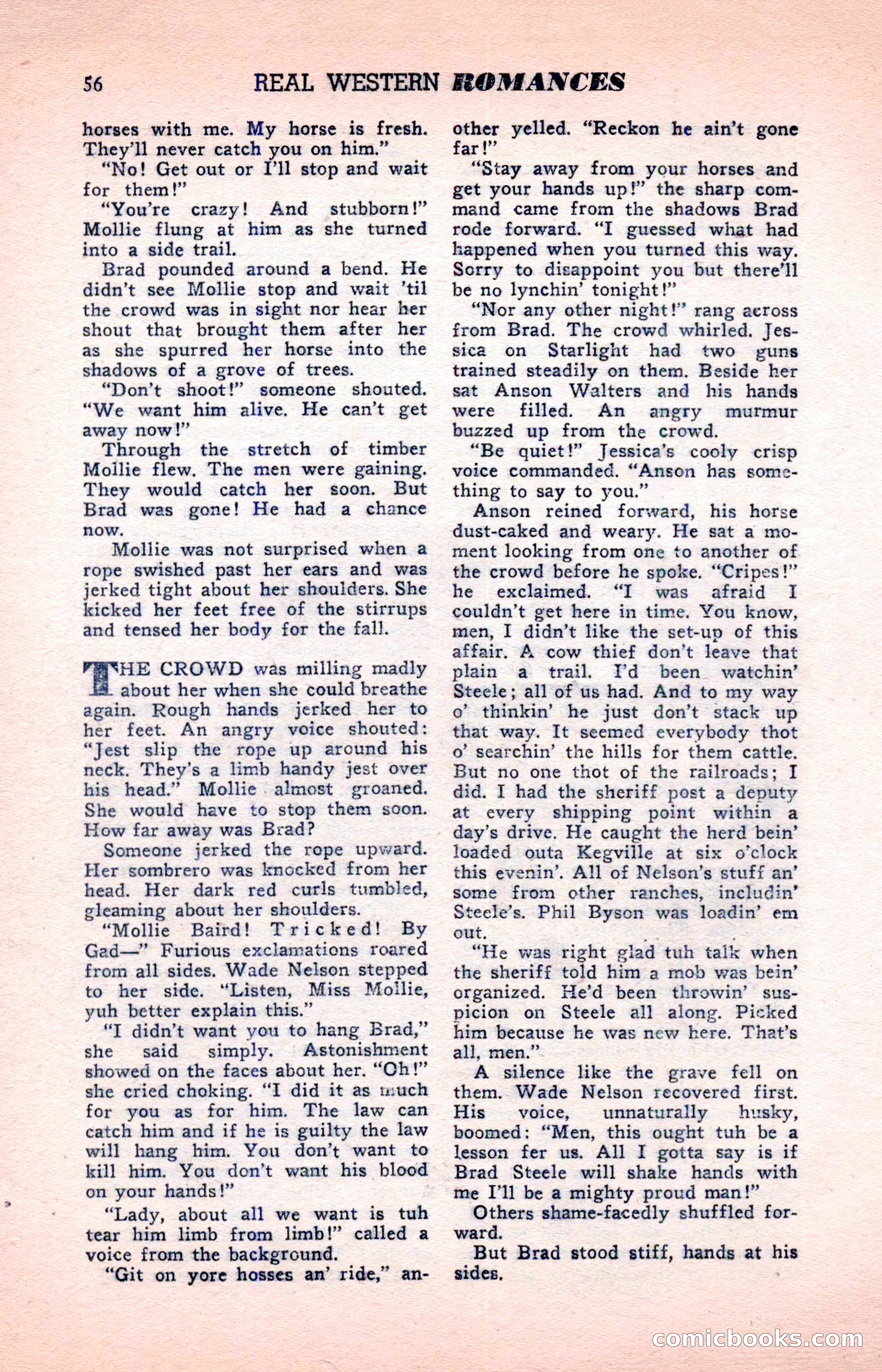 Real Western Romances — page 56 of 132