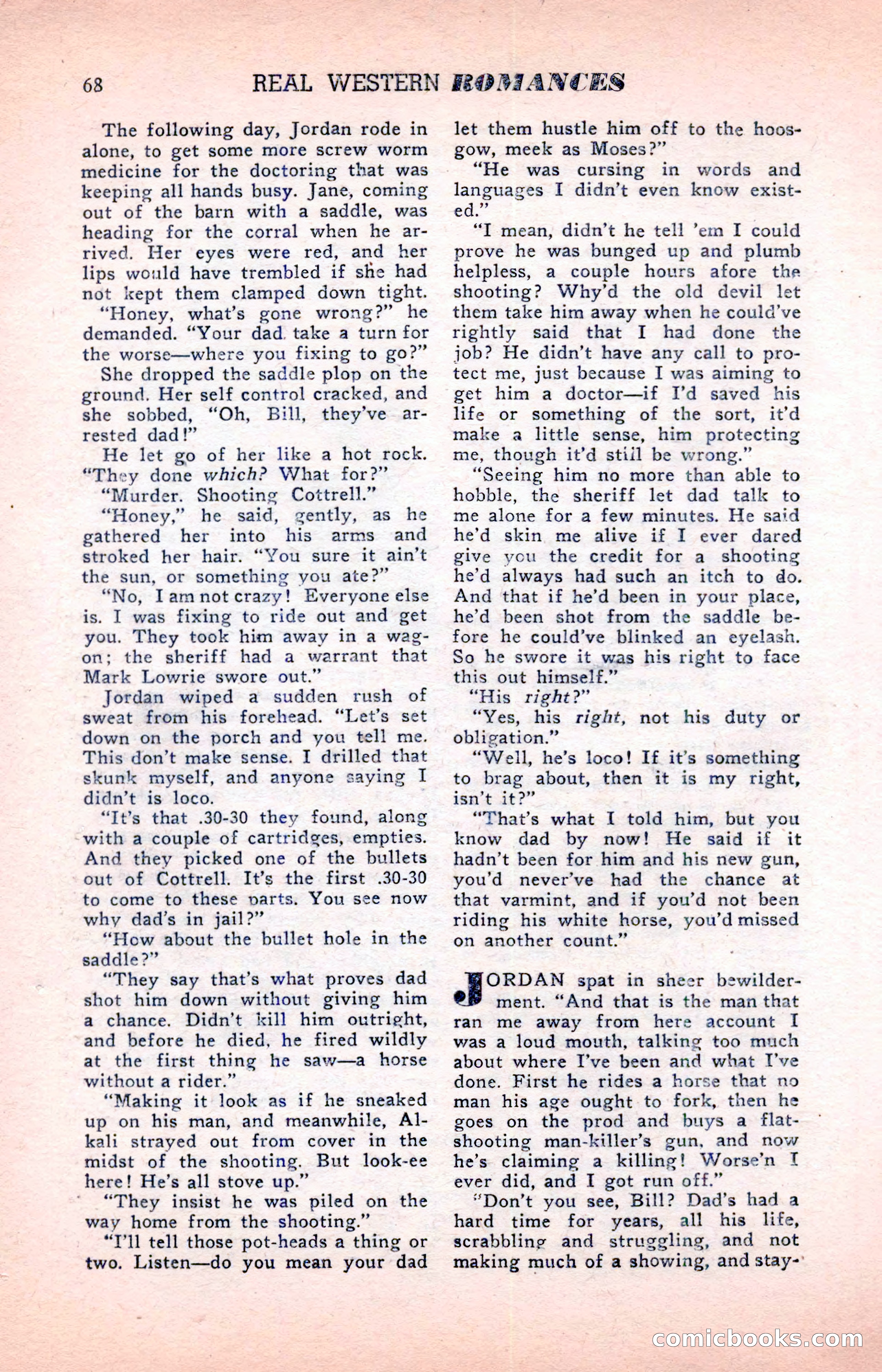 Real Western Romances — page 68 of 132