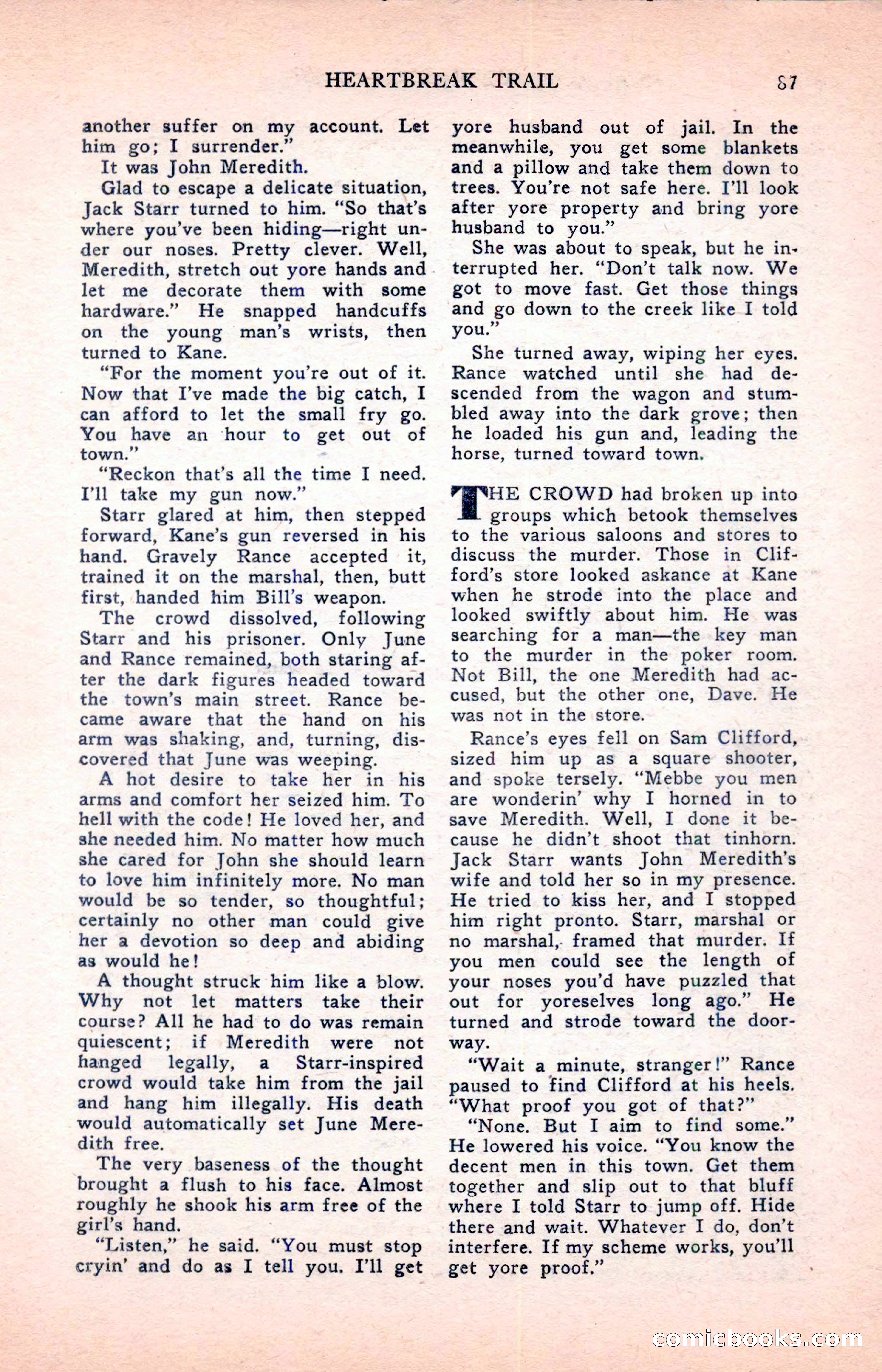 Real Western Romances — page 87 of 132