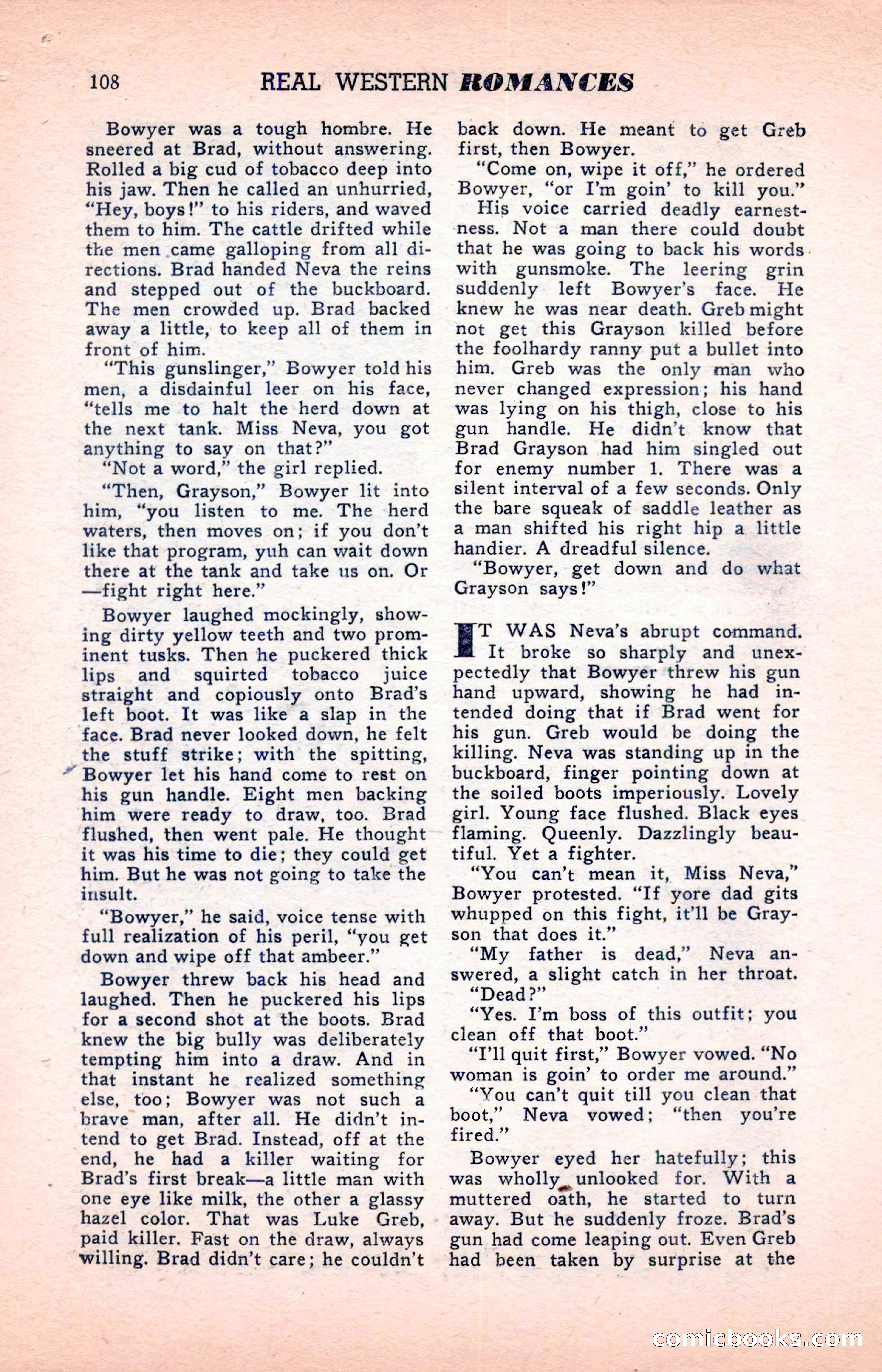 Real Western Romances — page 108 of 132