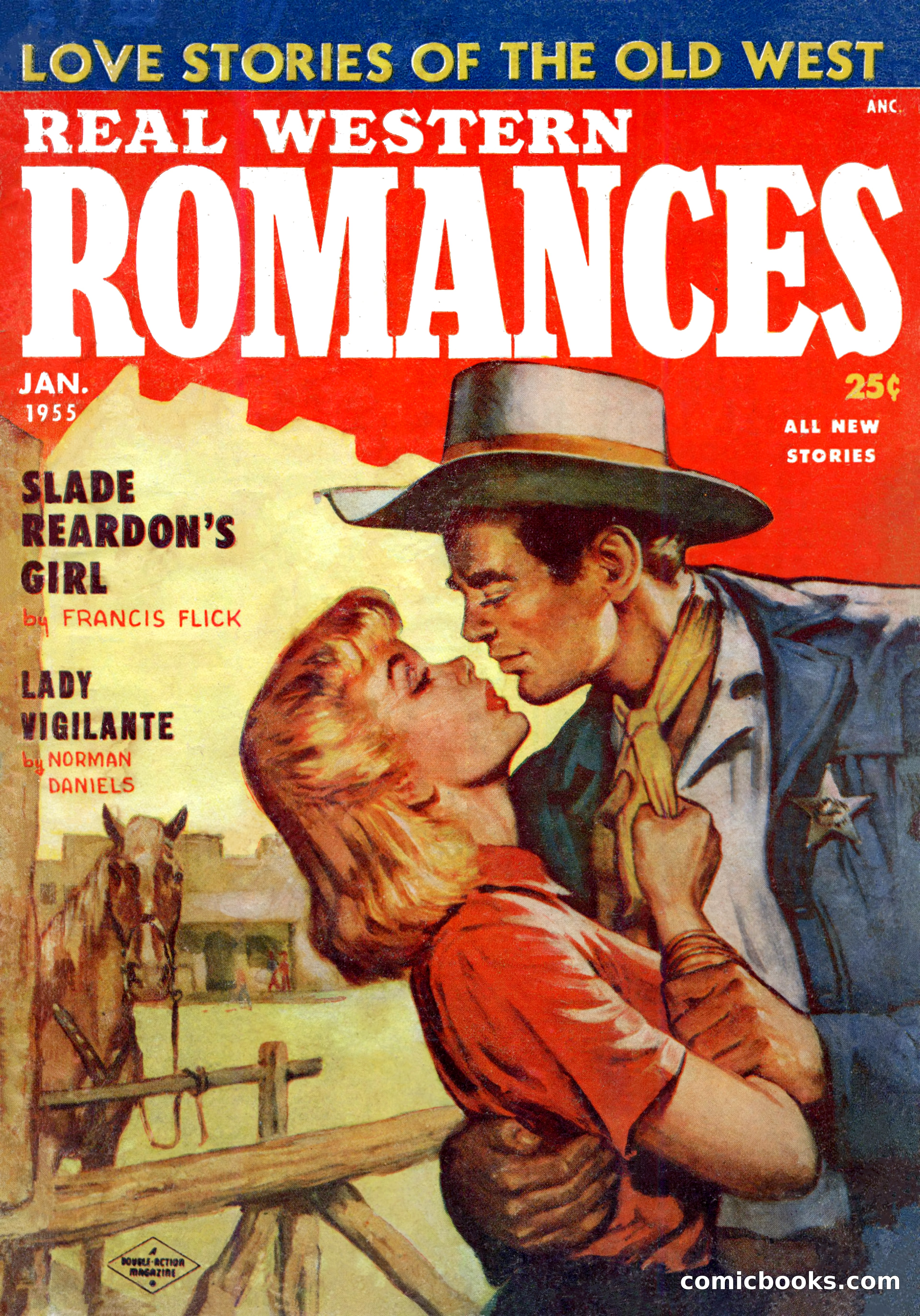 Real Western Romances, January 1955