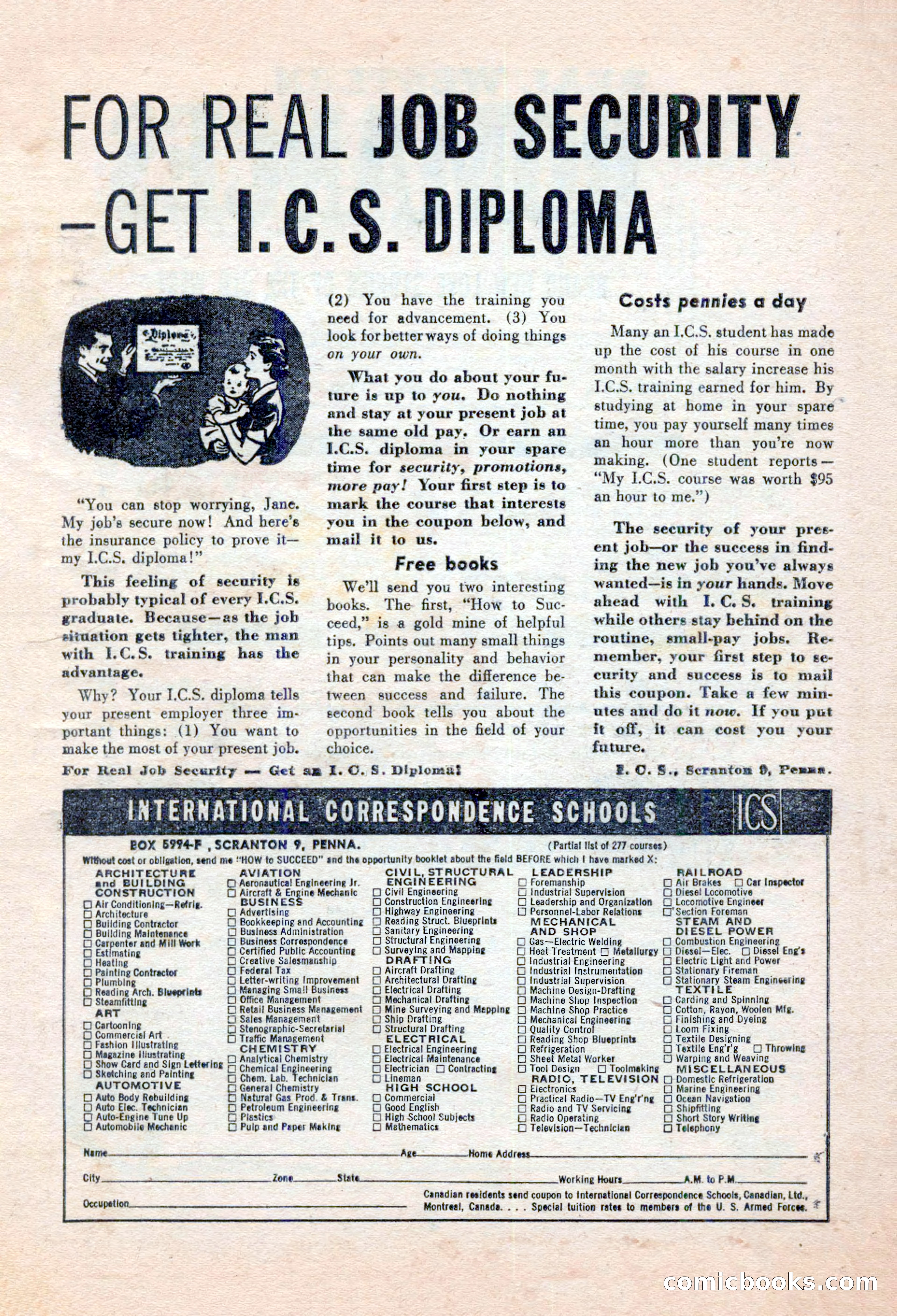 Real Western Romances, January 1955 — page 3 of 100
