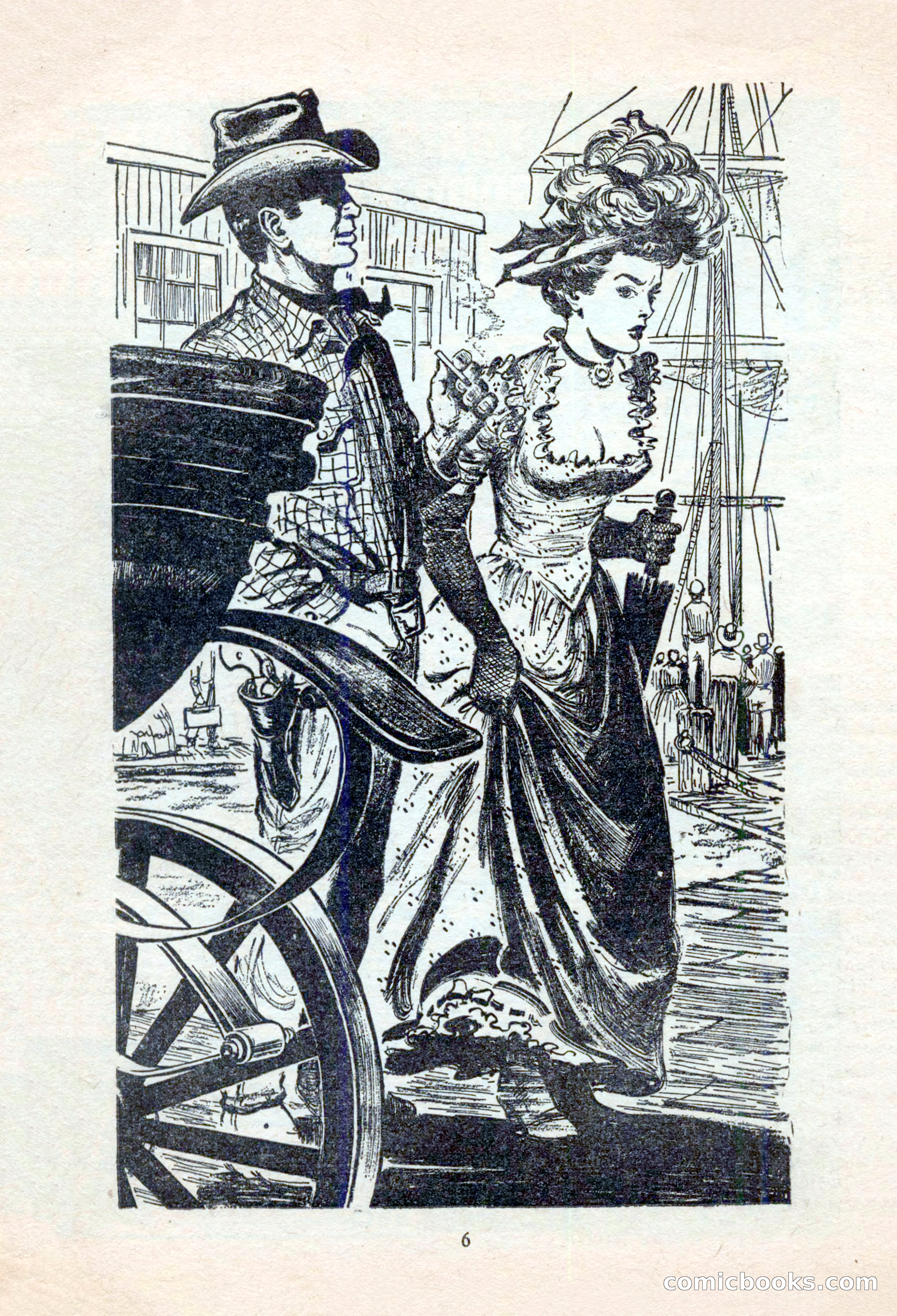 Real Western Romances, January 1955 — page 6 of 100