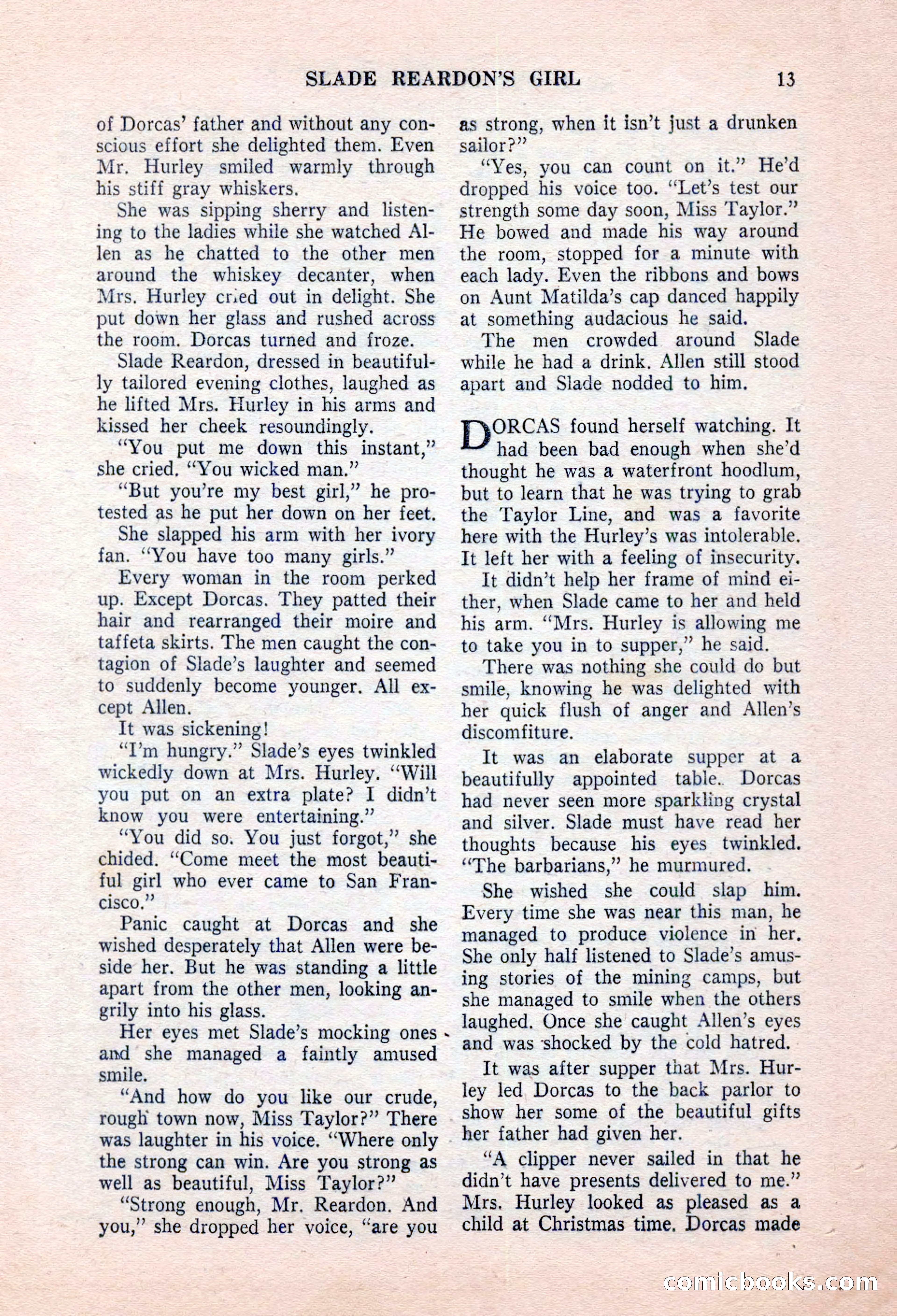 Real Western Romances, January 1955 — page 13 of 100