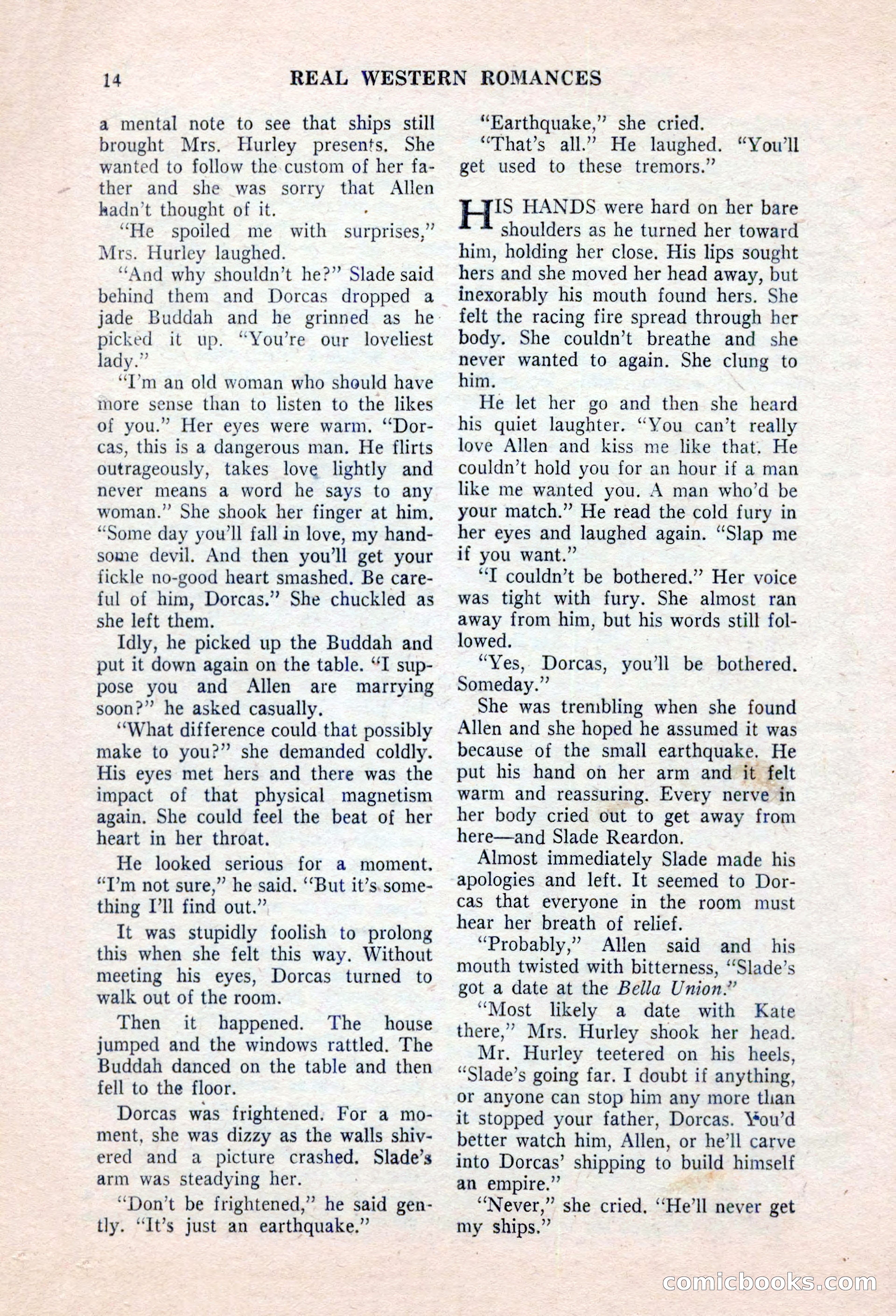 Real Western Romances, January 1955 — page 14 of 100
