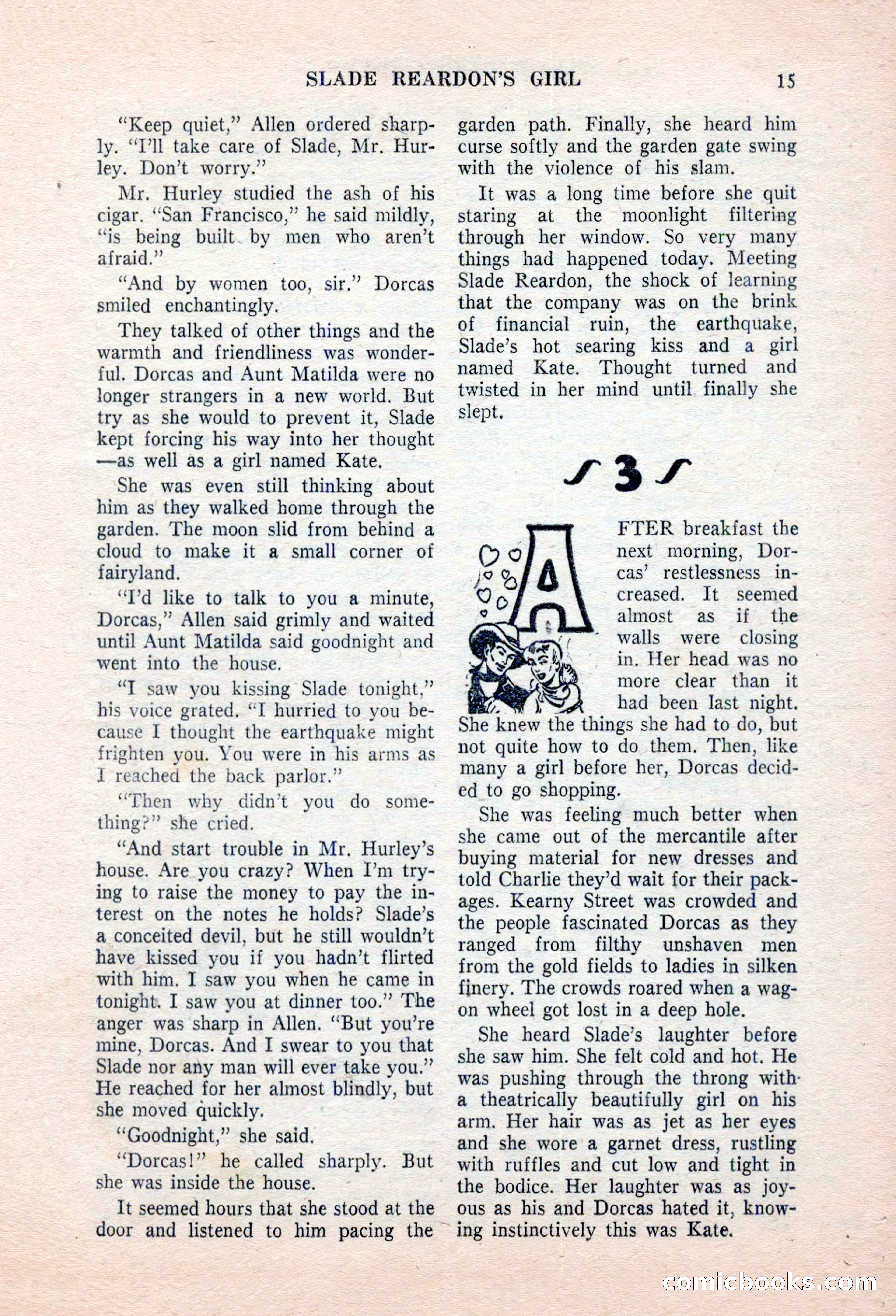 Real Western Romances, January 1955 — page 15 of 100