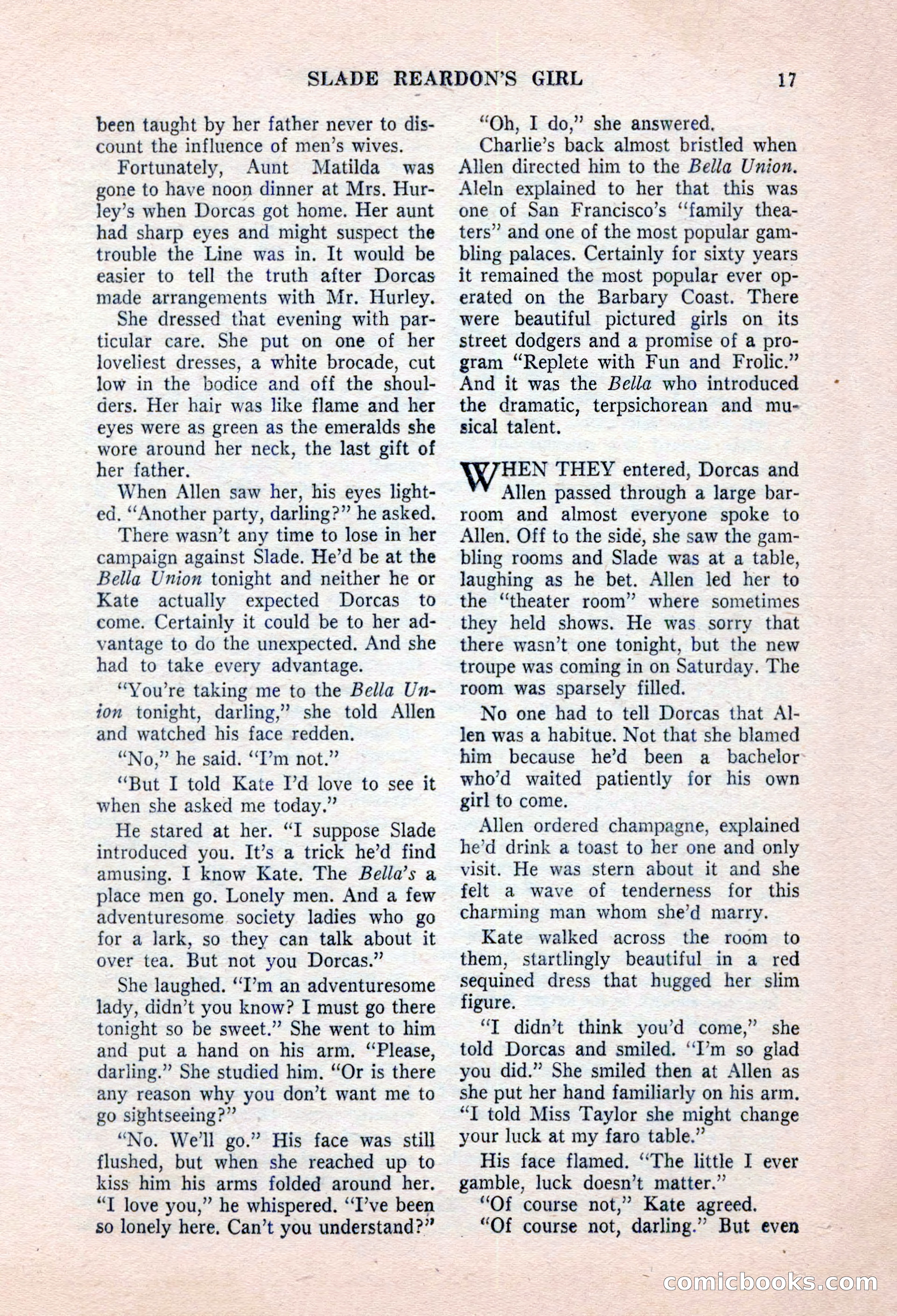 Real Western Romances, January 1955 — page 17 of 100