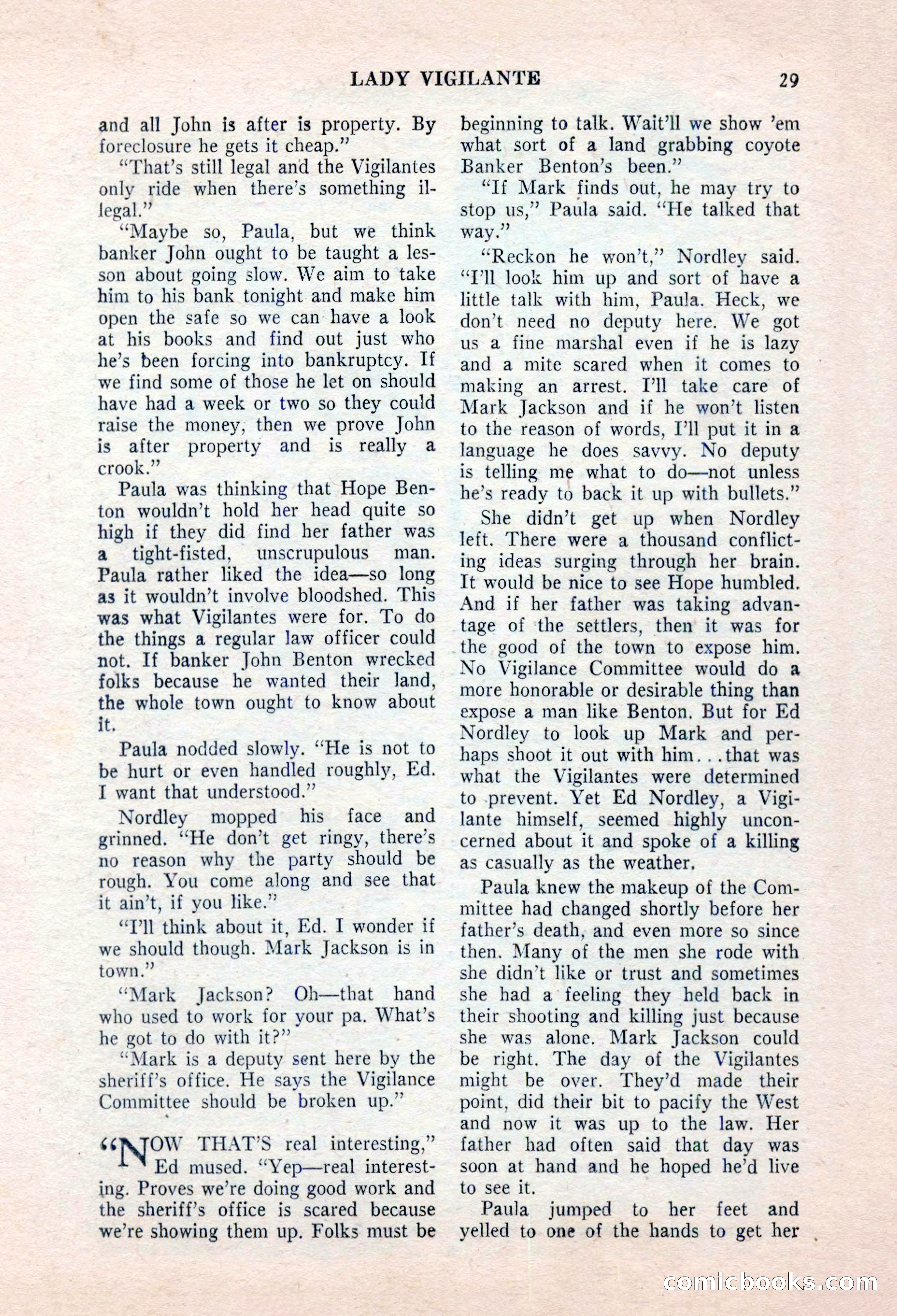 Real Western Romances, January 1955 — page 29 of 100