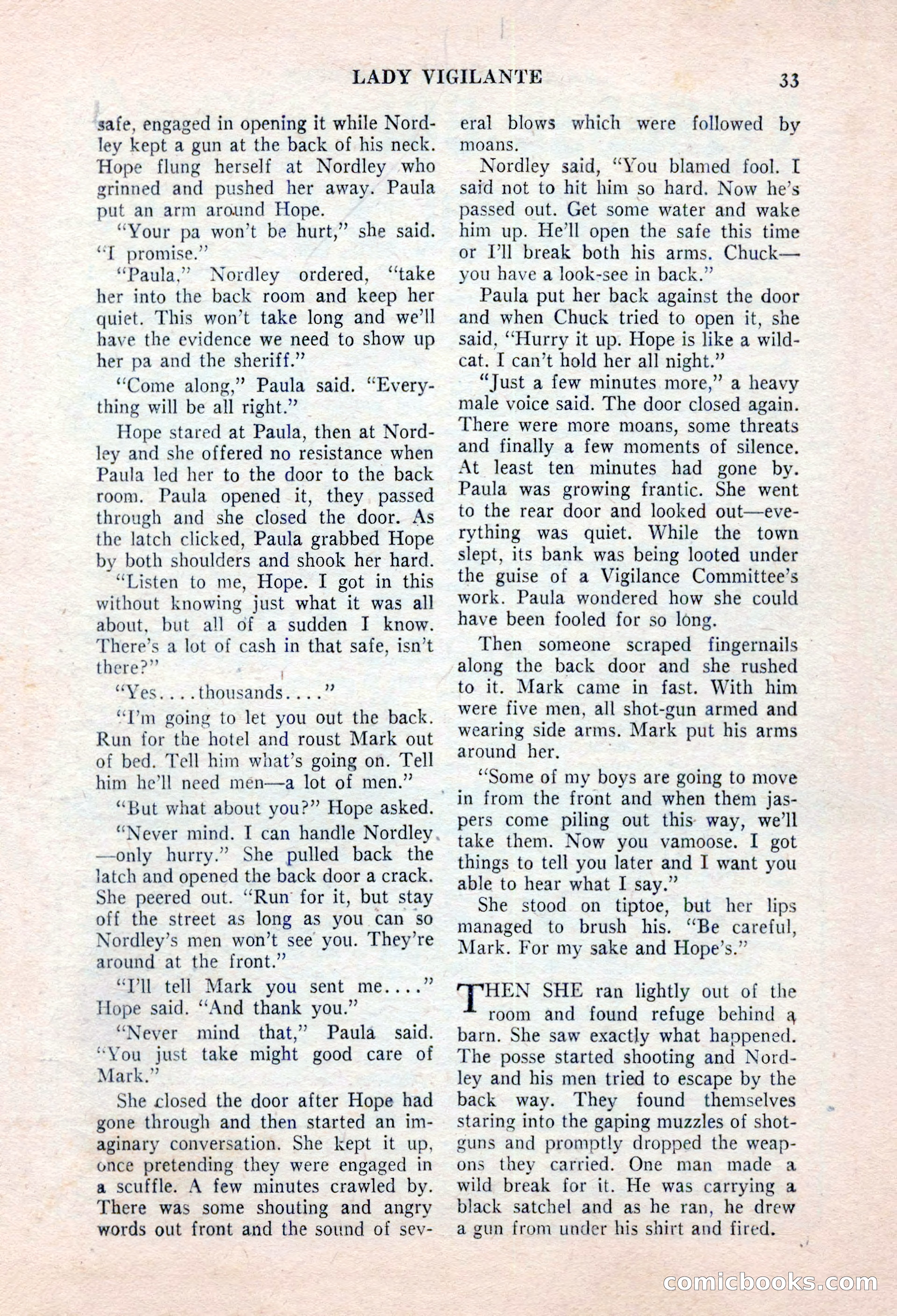 Real Western Romances, January 1955 — page 33 of 100