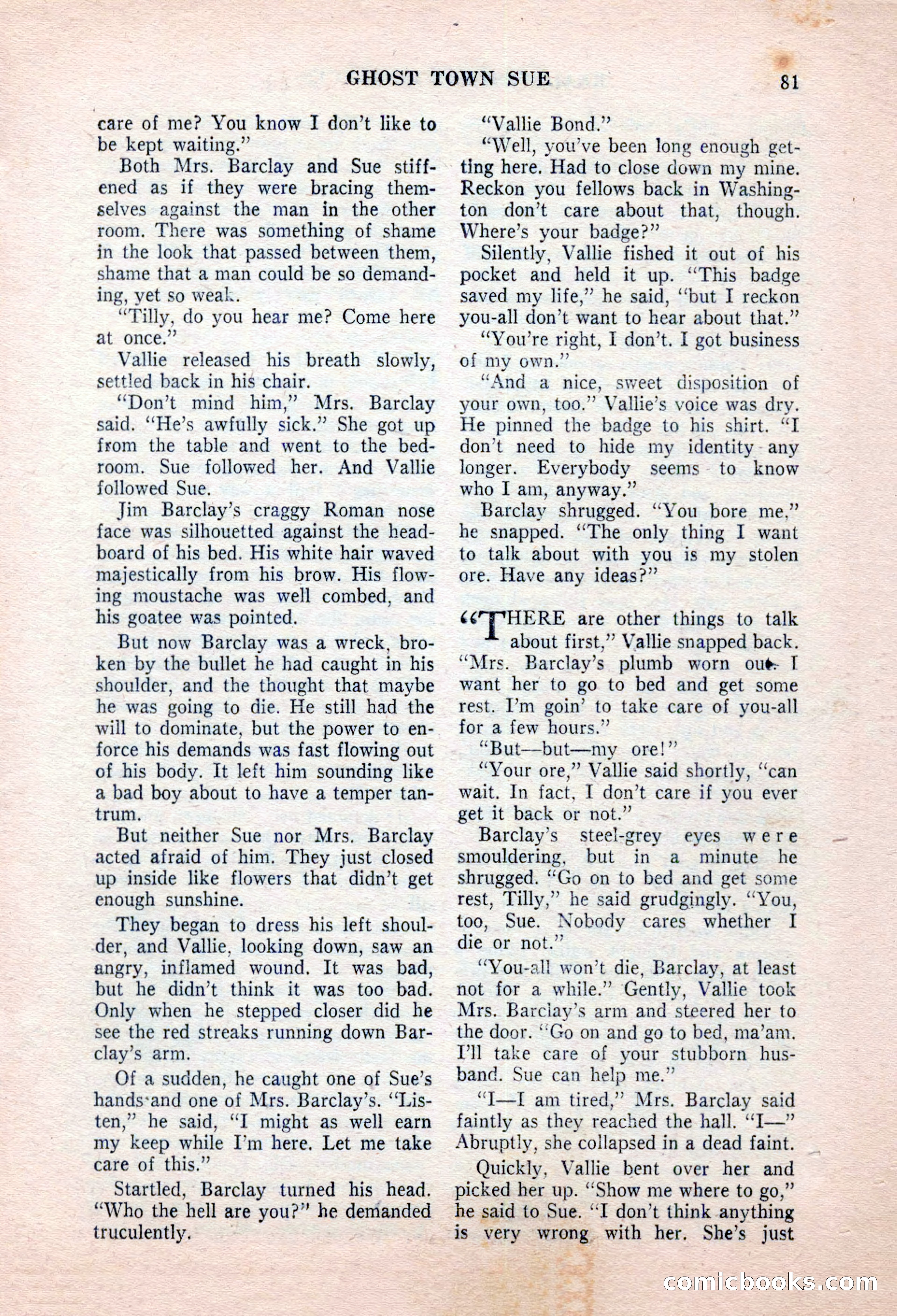 Real Western Romances, January 1955 — page 81 of 100